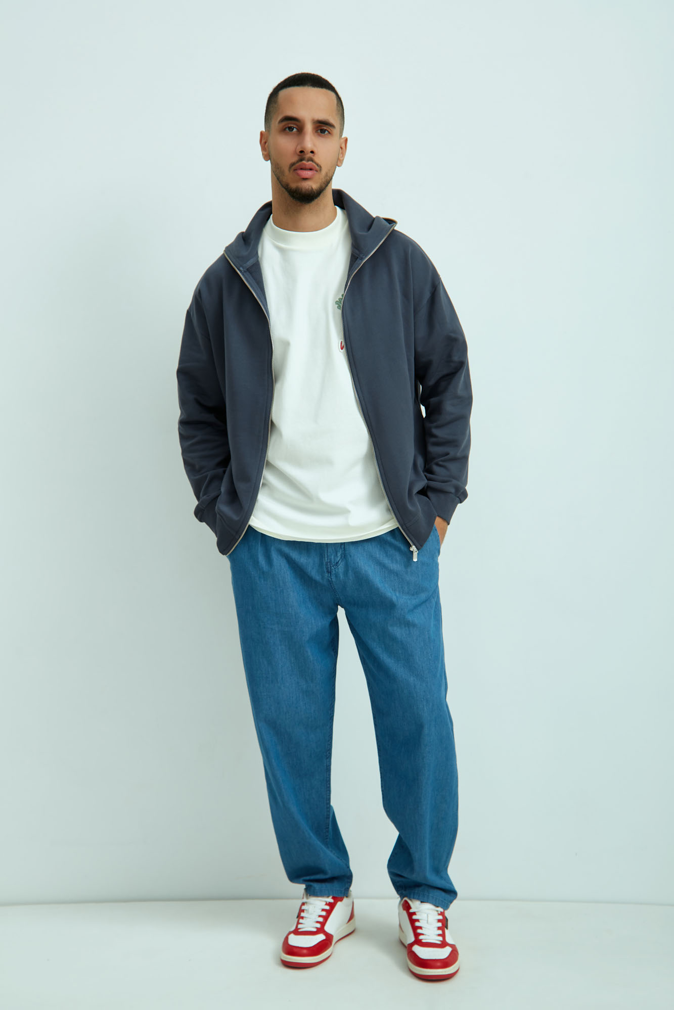 VM-ERK-20-040 Толстовка с капюшоном Van Mich Синий