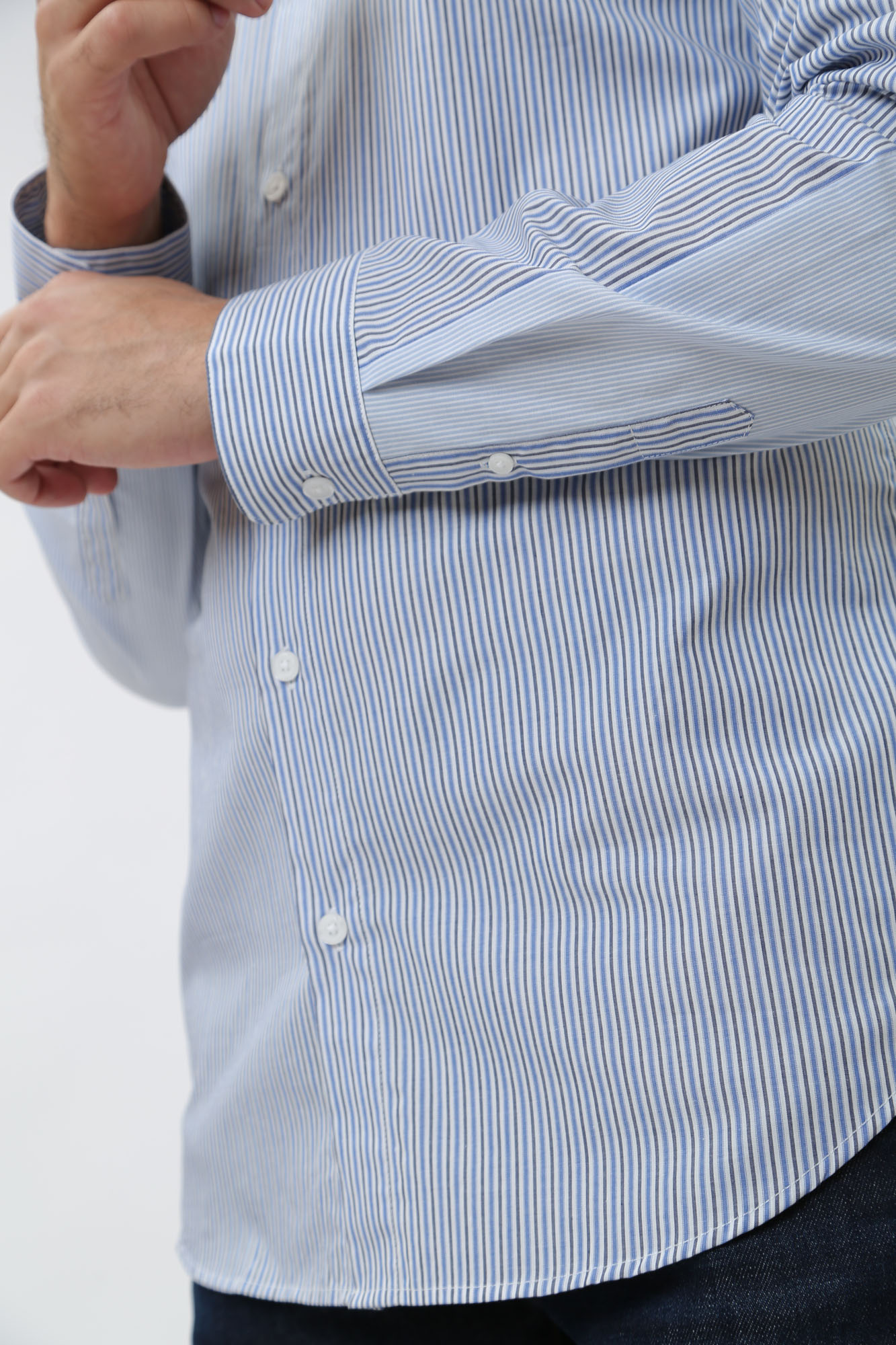 3DZC16_ZN4SZ Рубашка с длинным рукавом Armani Exchange Синий