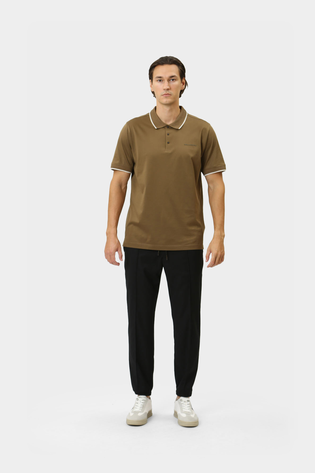 544200_745007 Поло Karl Lagerfeld Коричневый