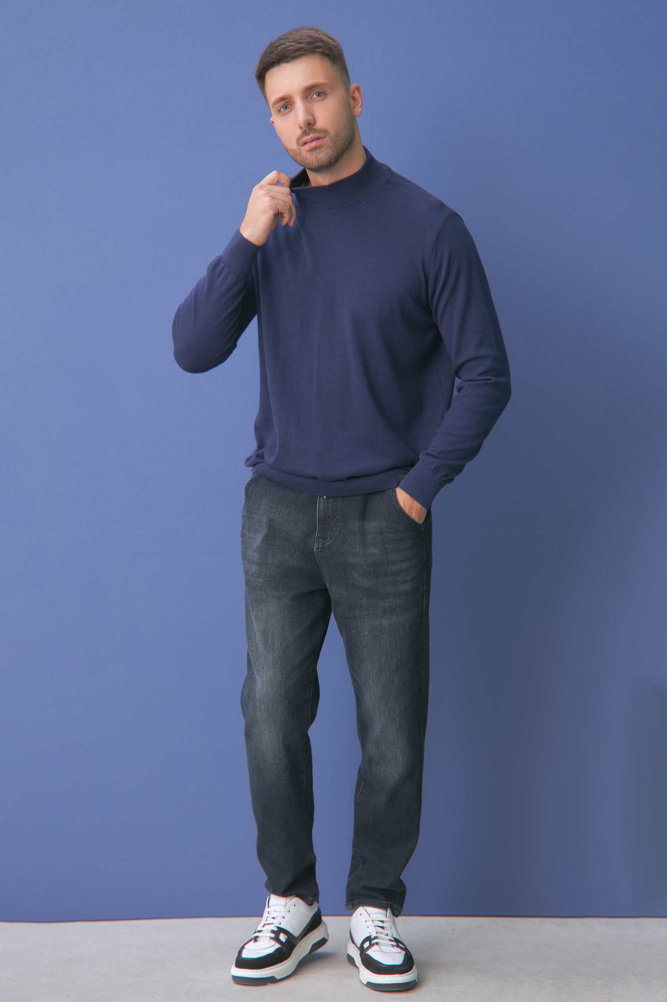 M-231-T-1104 Джемпер The Hills Синий