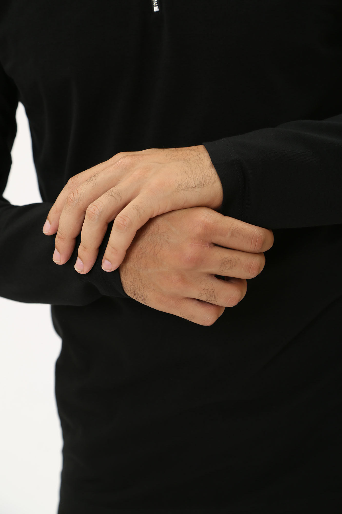 543221_74540 Поло с длинным рукавом Karl Lagerfeld Черный