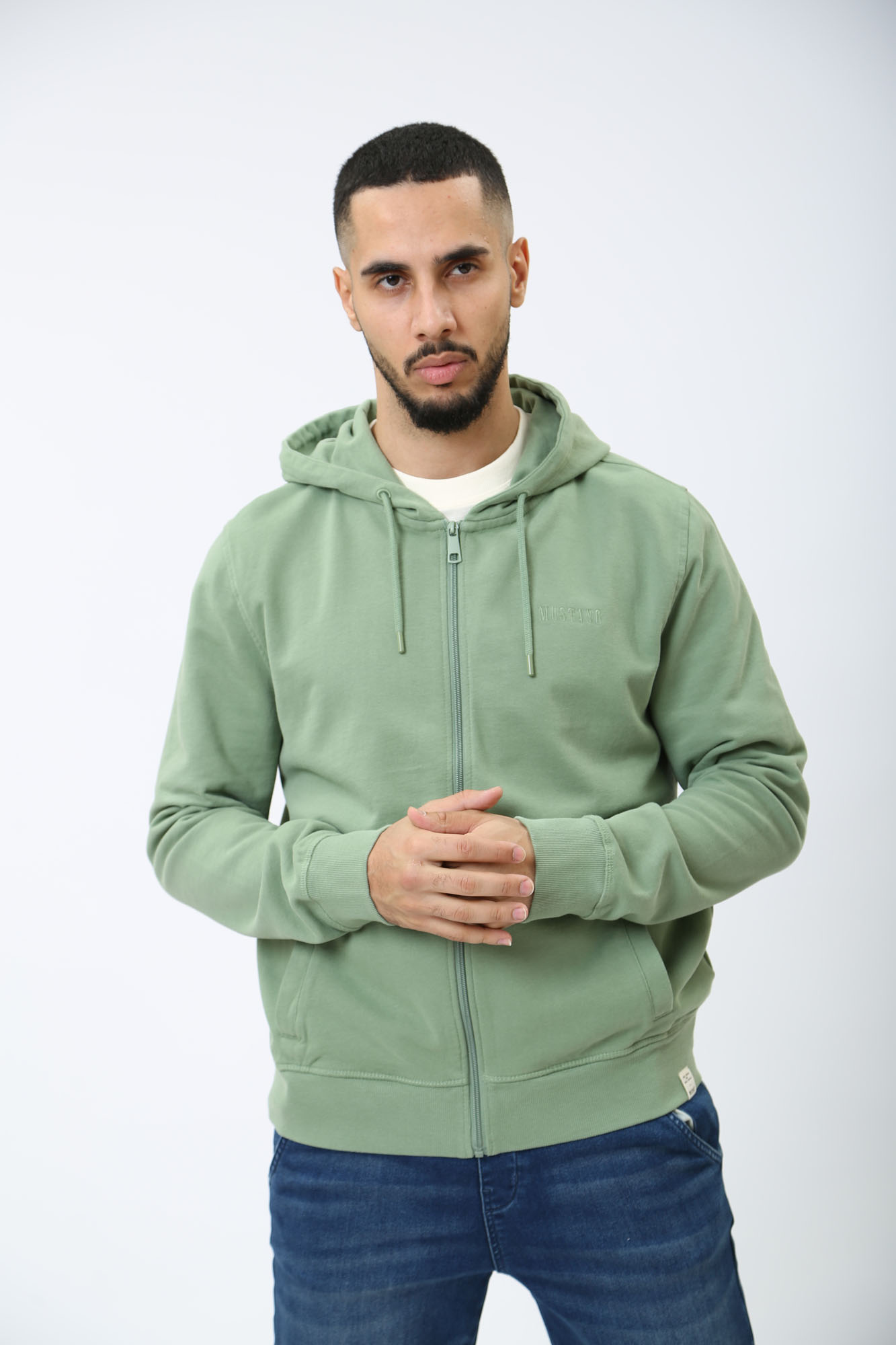 1014795 Толстовка Mustang Зеленый