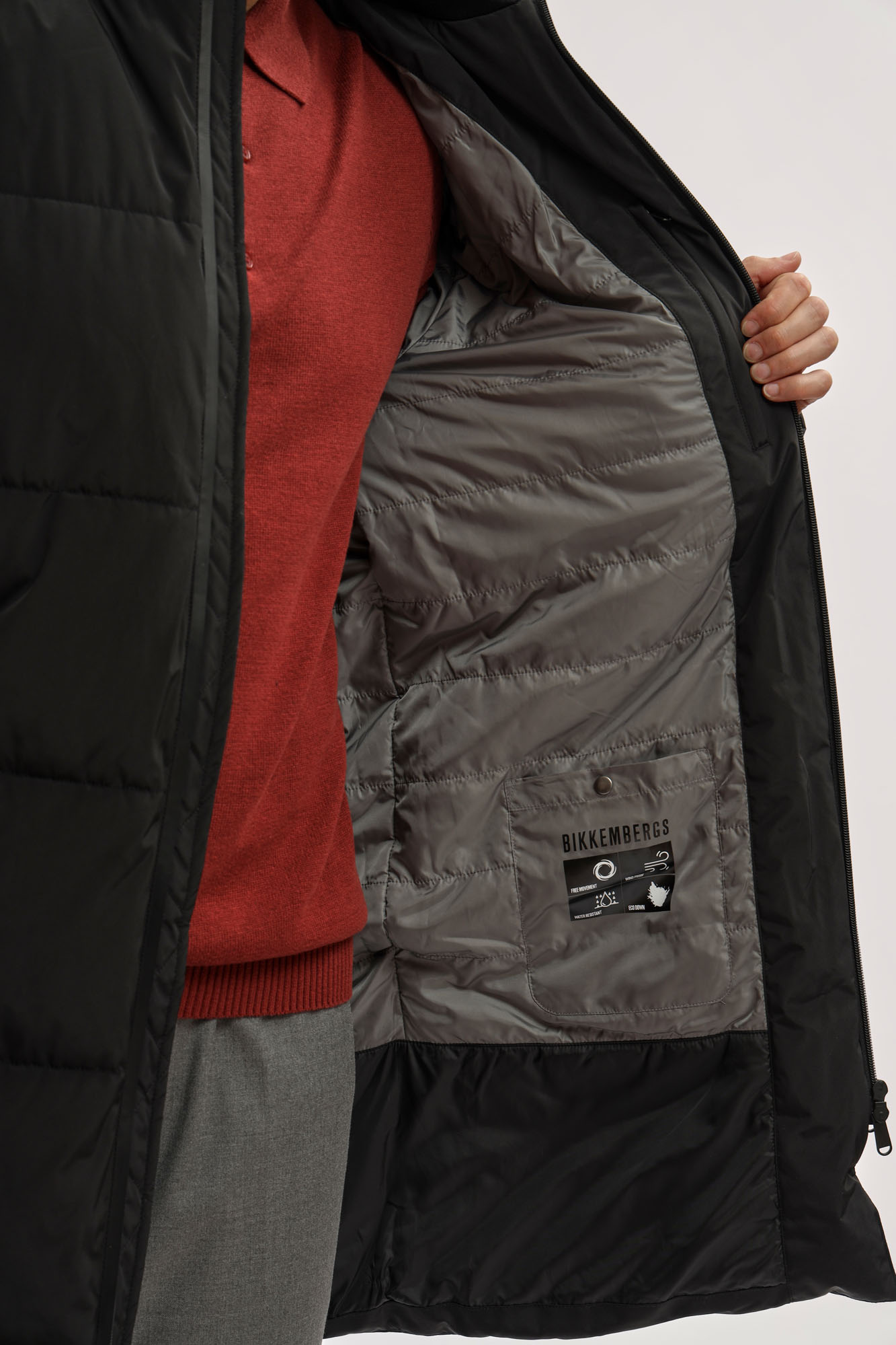 BMG0991 Парка Bikkembergs Черный