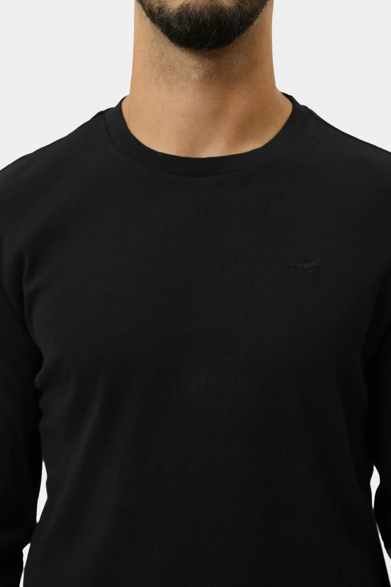 1015674 Лонгслив Mustang Черный