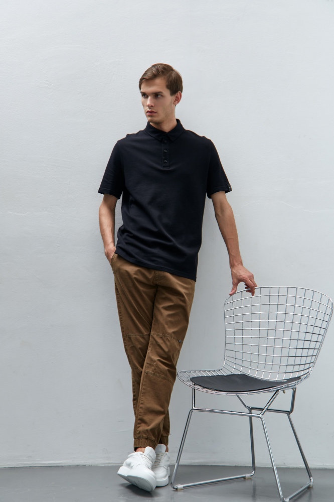 Брюки джинсовые Armani Exchange Хлопок Синий