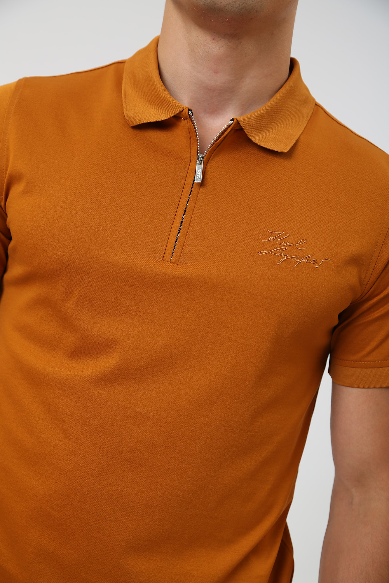 533200_745080 Поло Karl Lagerfeld Бежевый