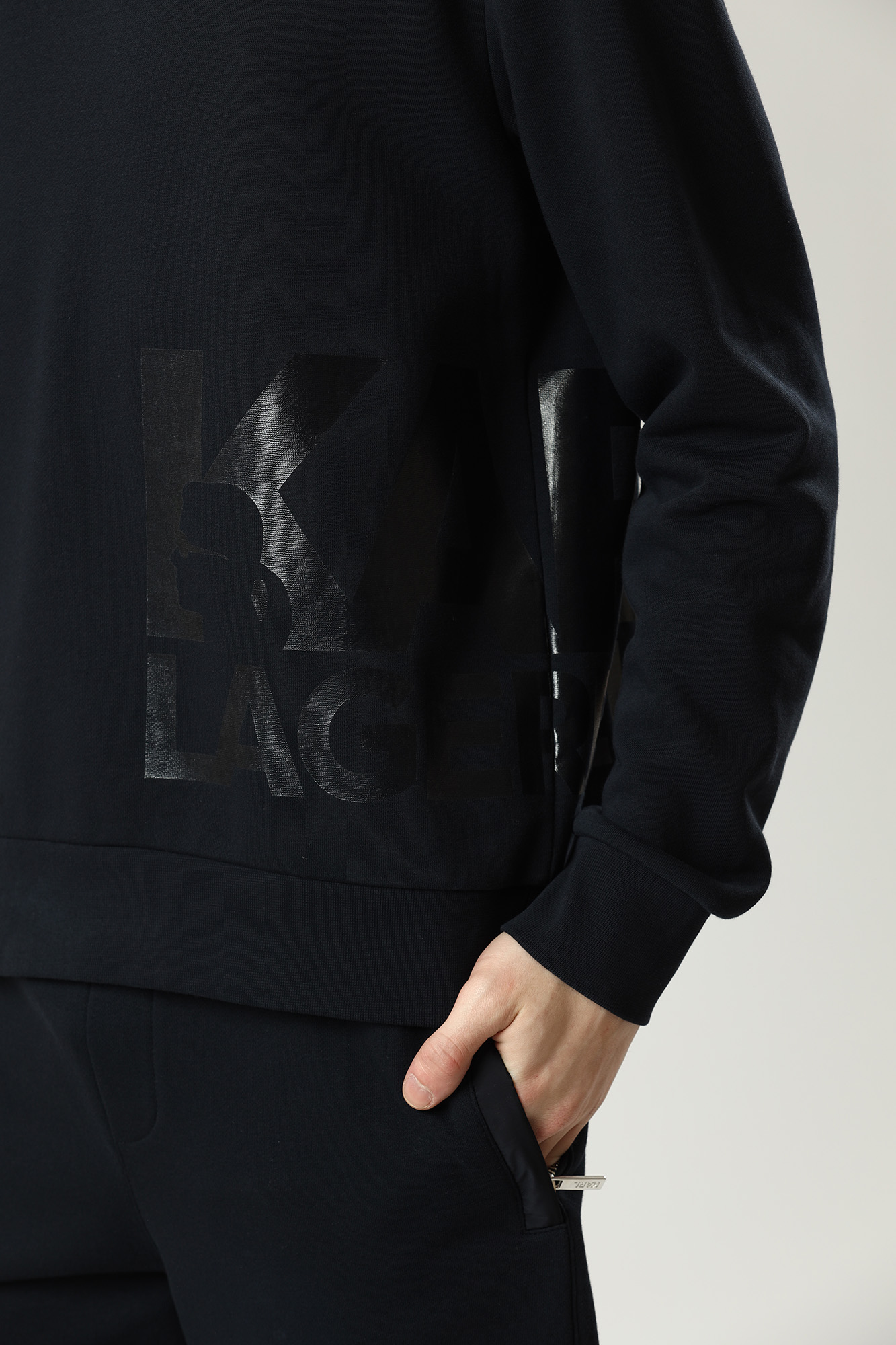 521900_705084 Свитшот Karl Lagerfeld Синий