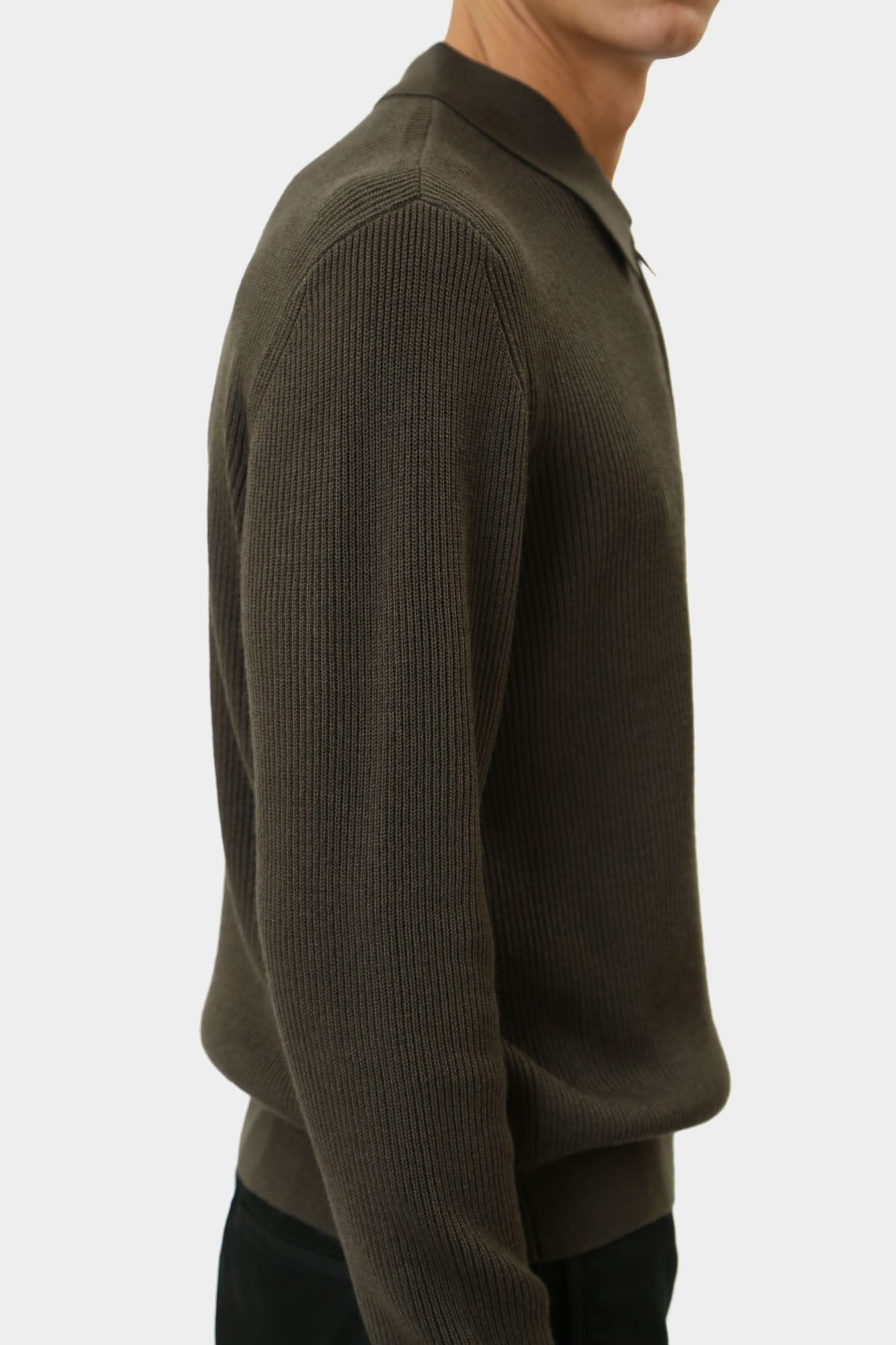 XM000129_AF10348 Поло с длинным рукавом Armani Exchange Черный