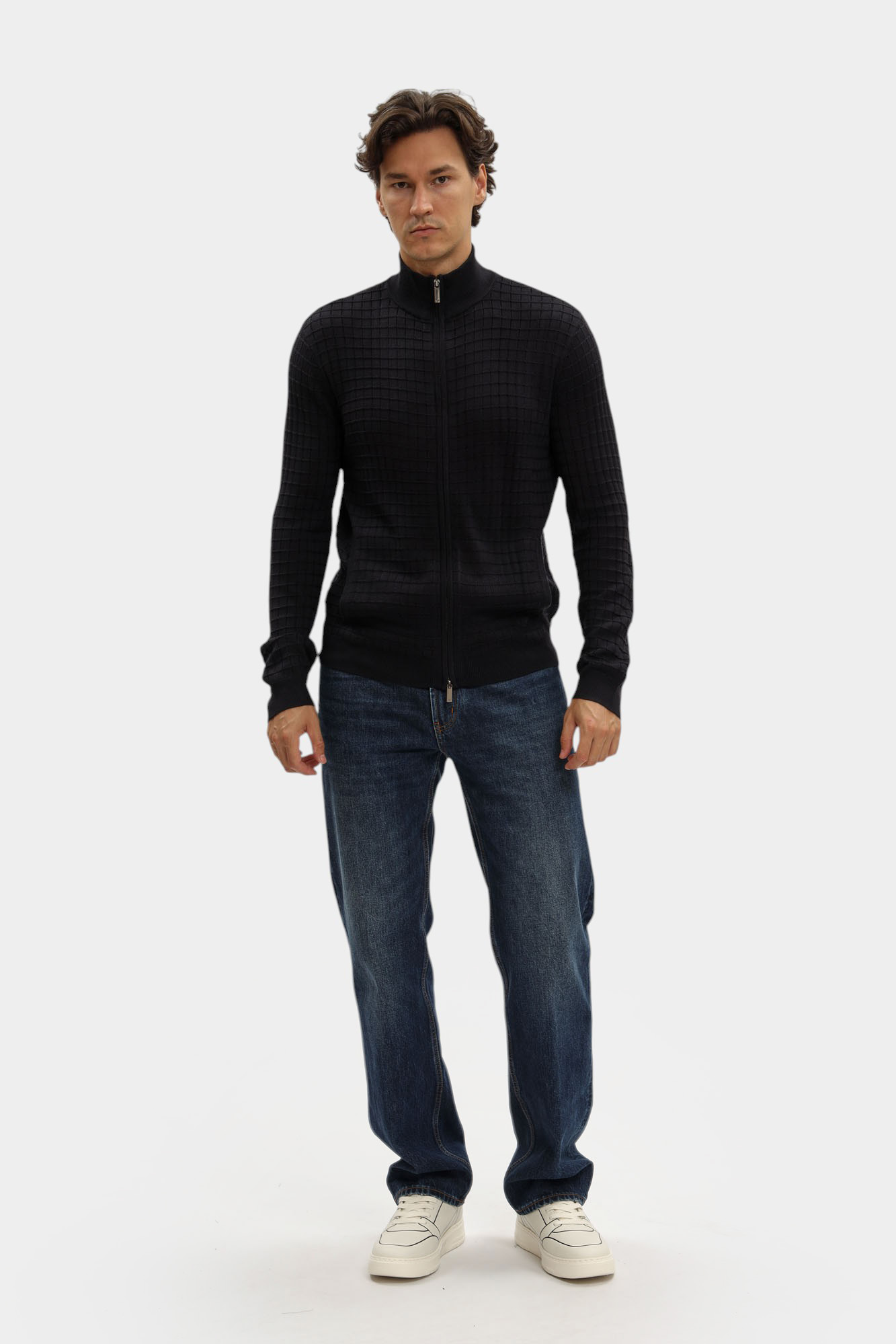 EM003503_ AF14113 Водолазка Emporio Armani Синий