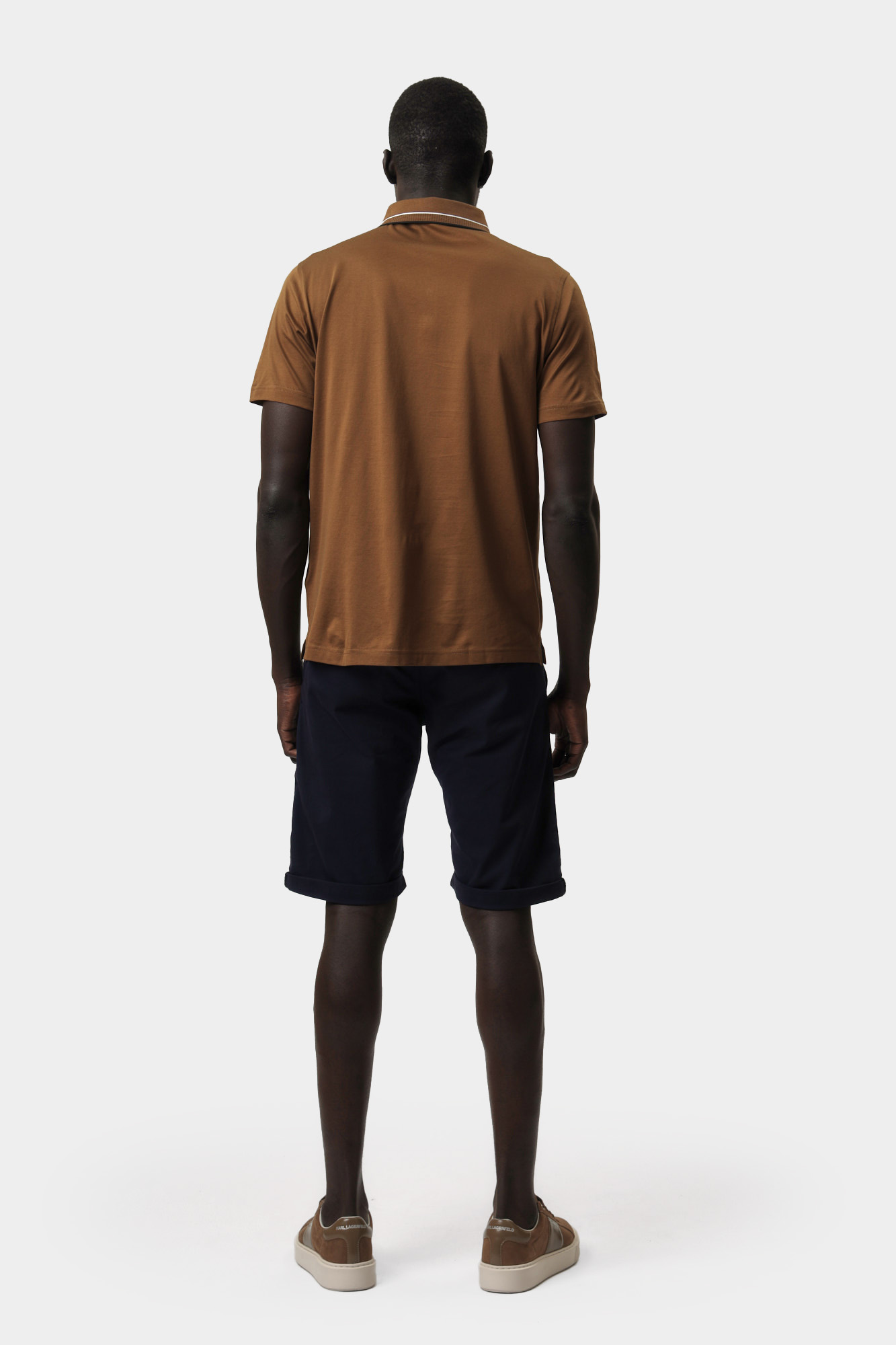 552200_745002 Поло Karl Lagerfeld Коричневый