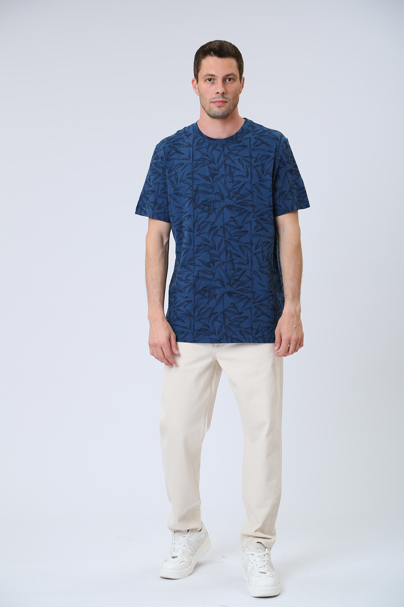 1013832 Футболка Mustang Синий