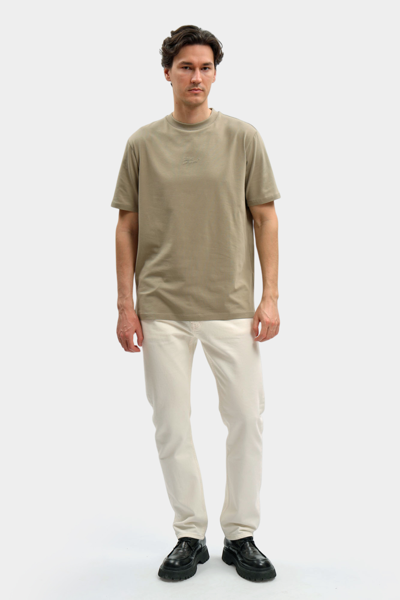 562235_755047 Футболка Karl Lagerfeld Бежевый