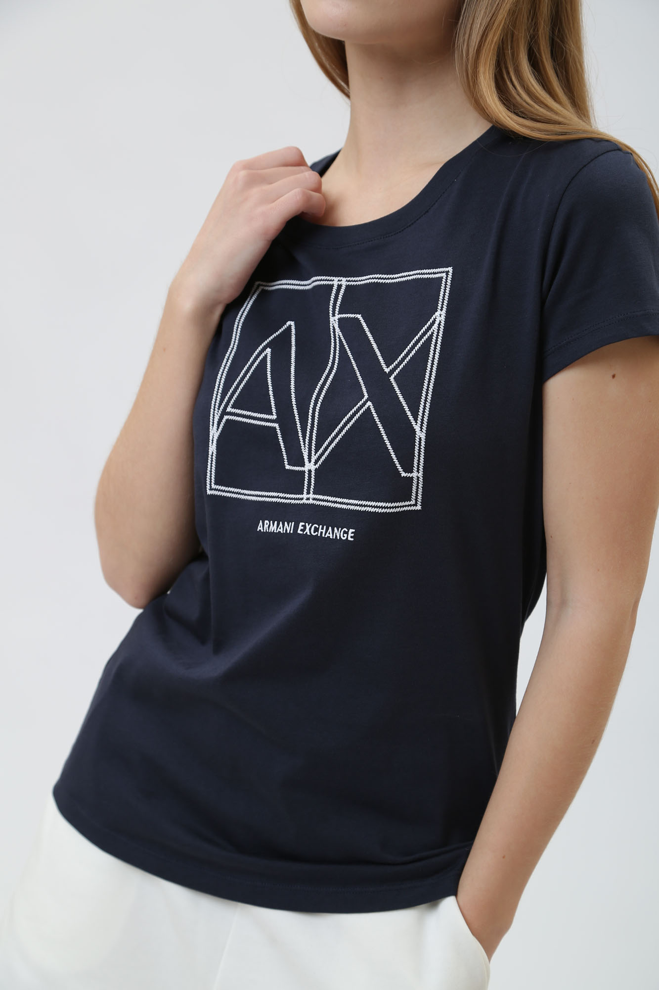 3DYT38_YJ8QZ футболка armani exchange 