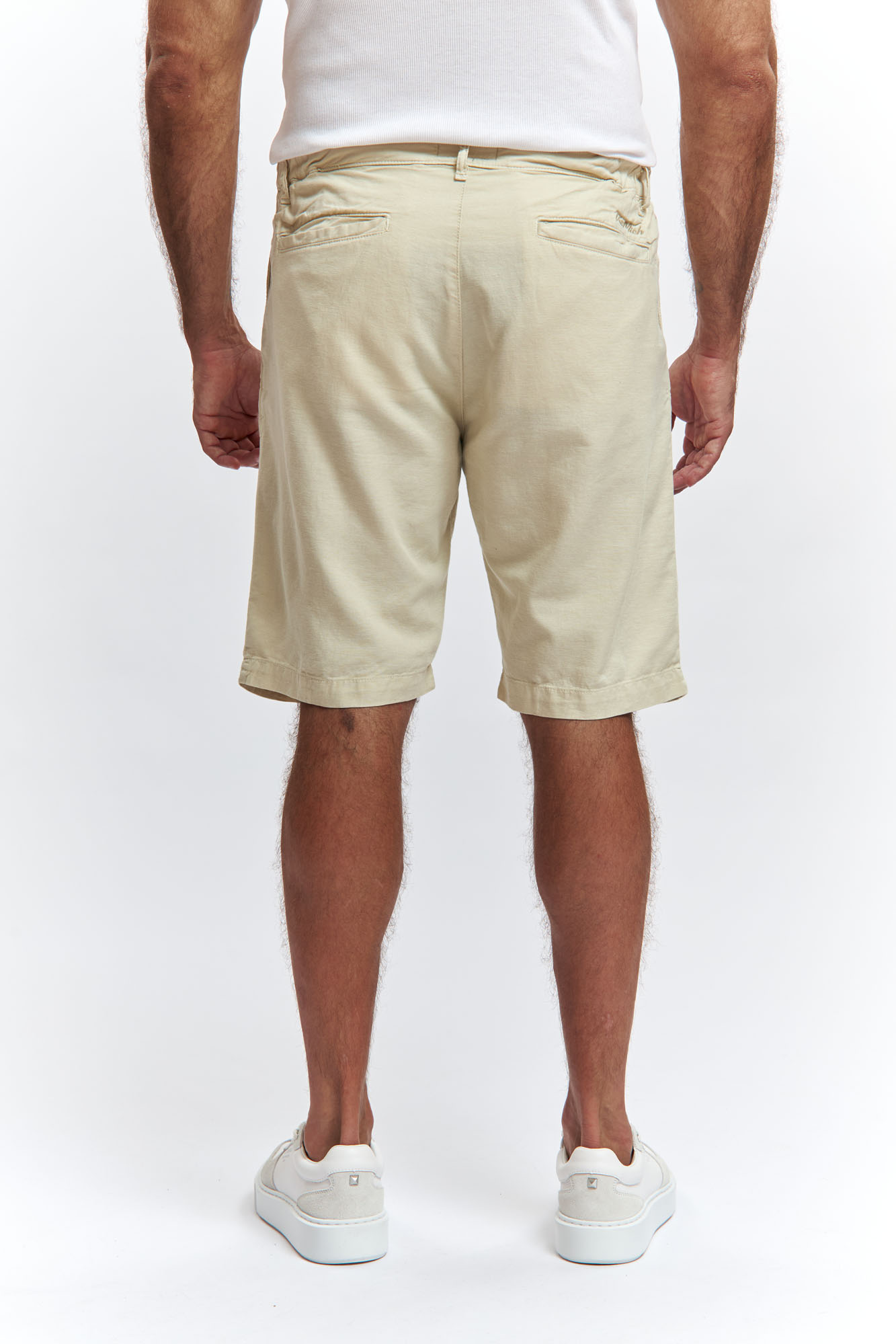VM-OMA-55-447 Шорты льняные Van Mich Бежевый