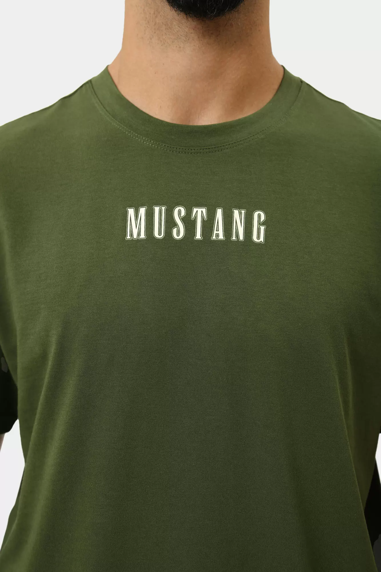 1015653 Футболка Mustang Зеленый