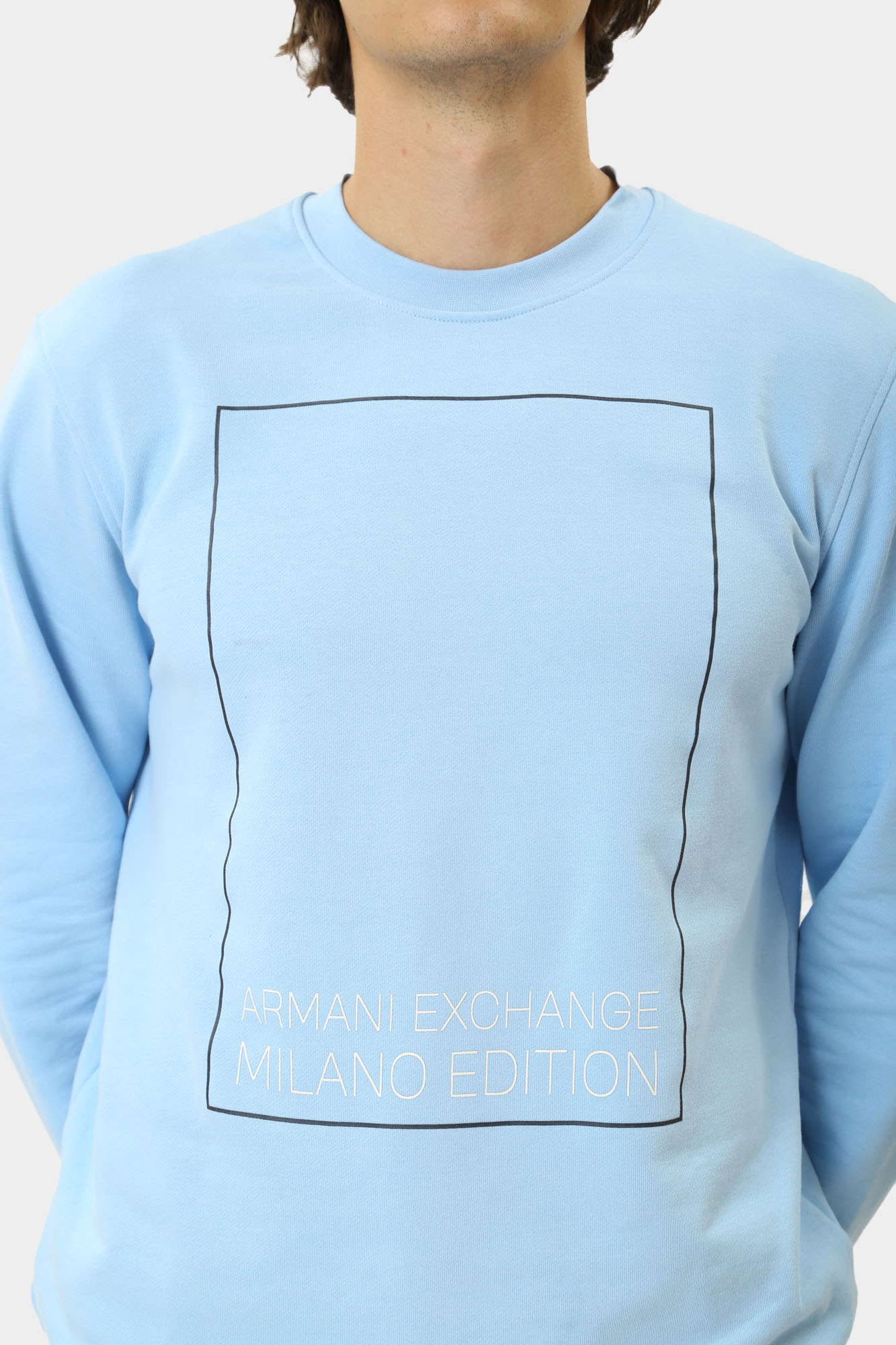 3DZMHH_ZJGGZ_15DF Свитшот Armani Exchange Голубой