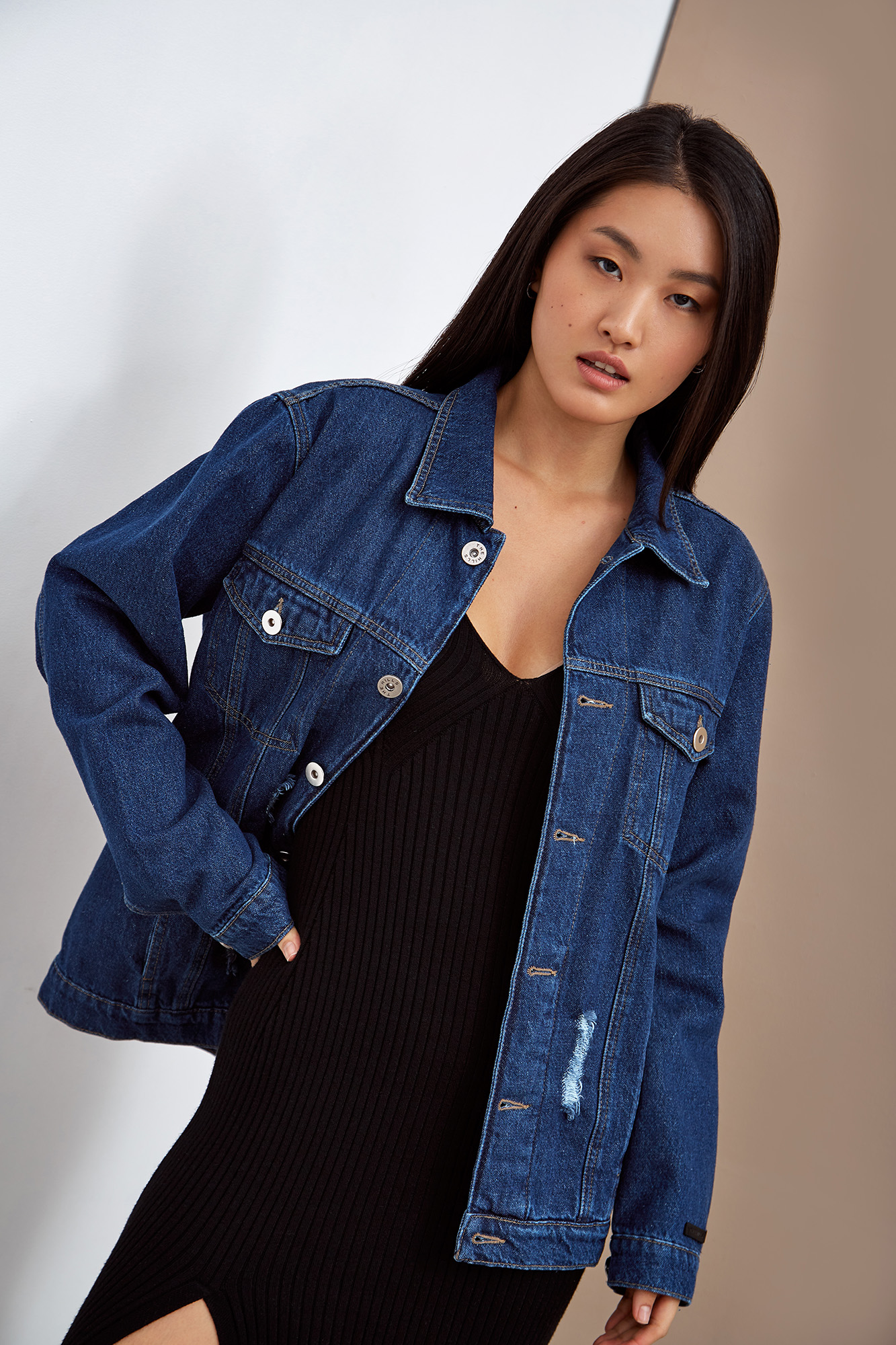 M-222-UR-56-3474-410 Куртка джинсовая The Hills Синий