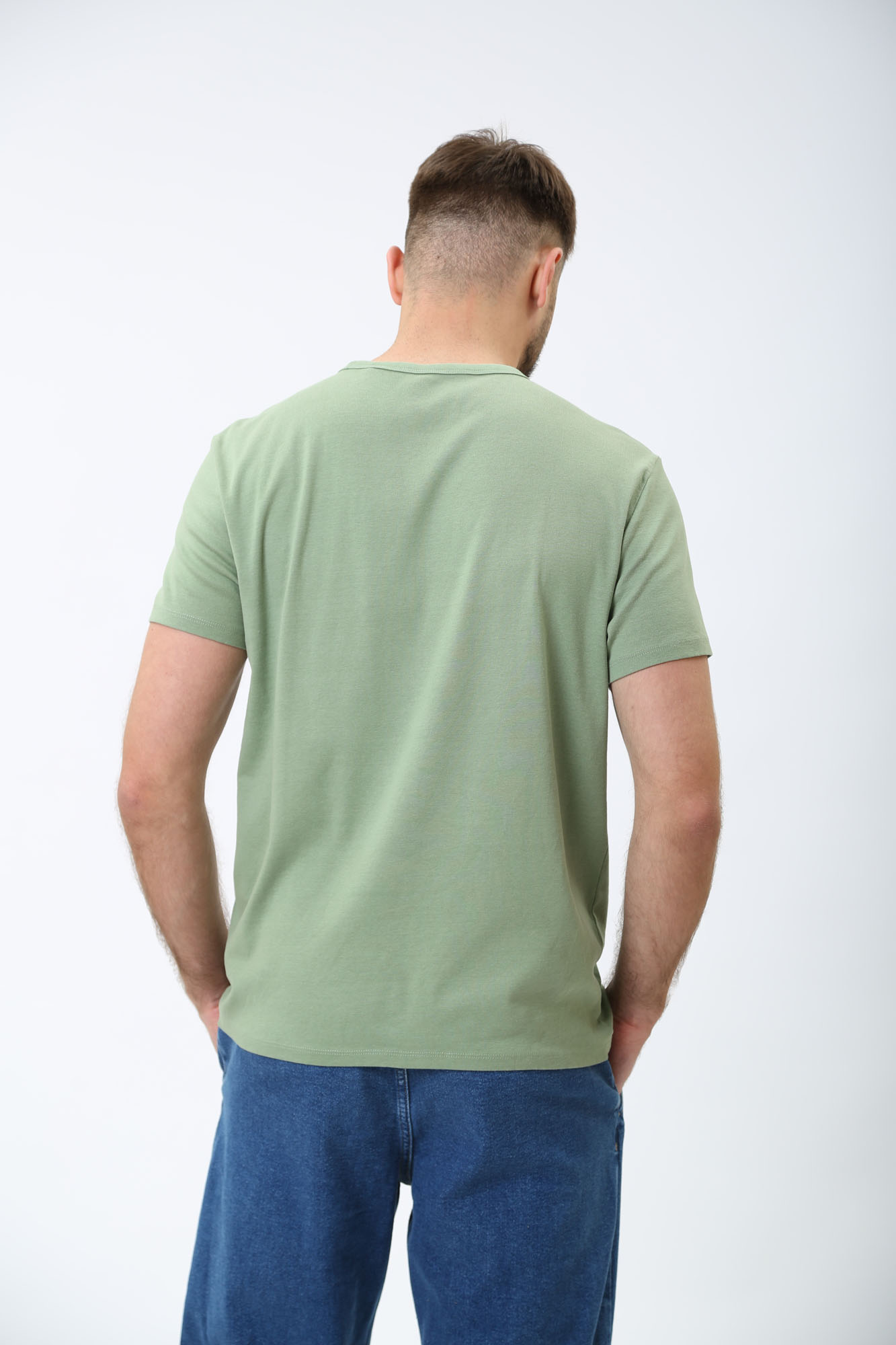 1014930 Футболка Mustang Зеленый