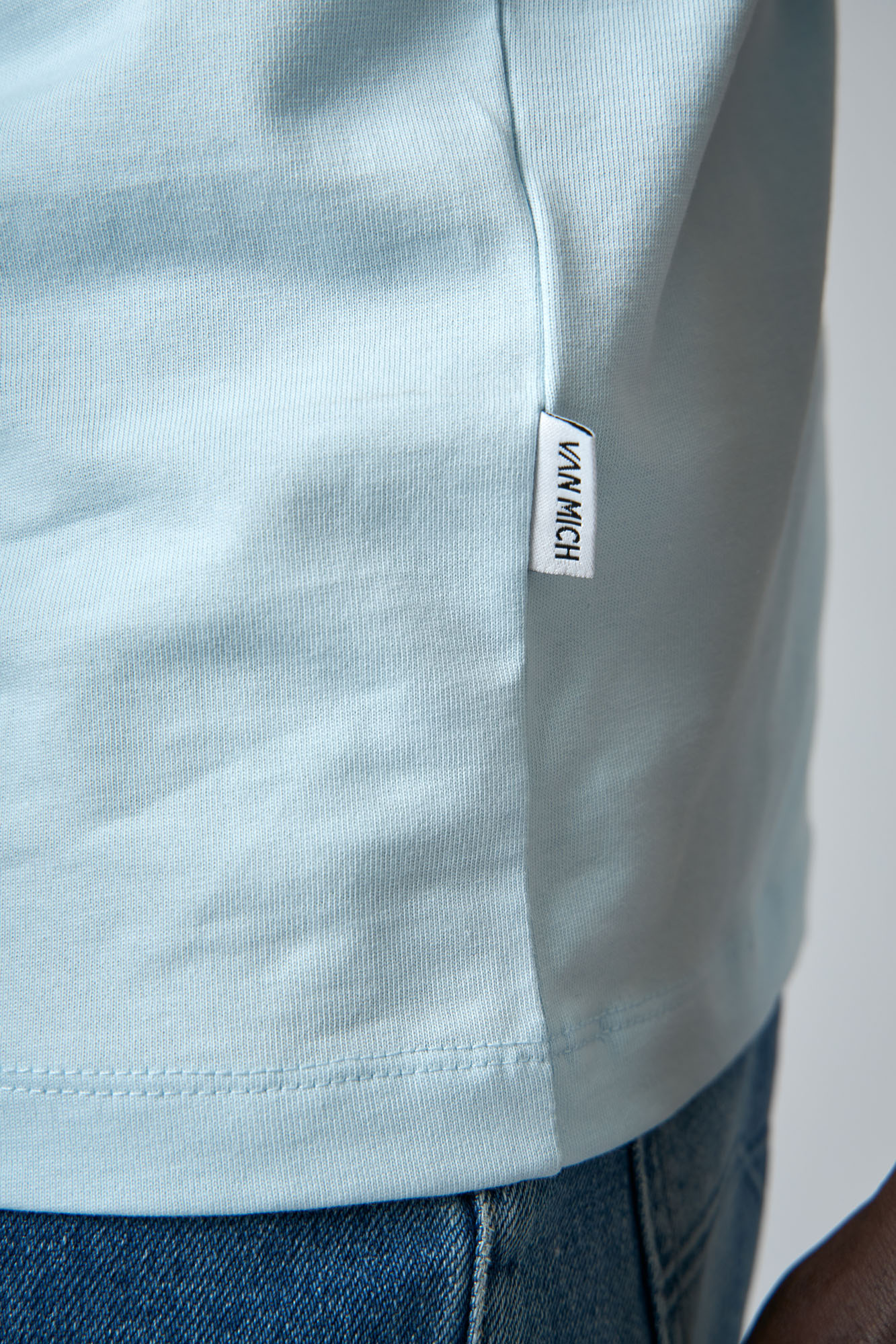 VM-ERK-22-420 Футболка Van Mich Голубой