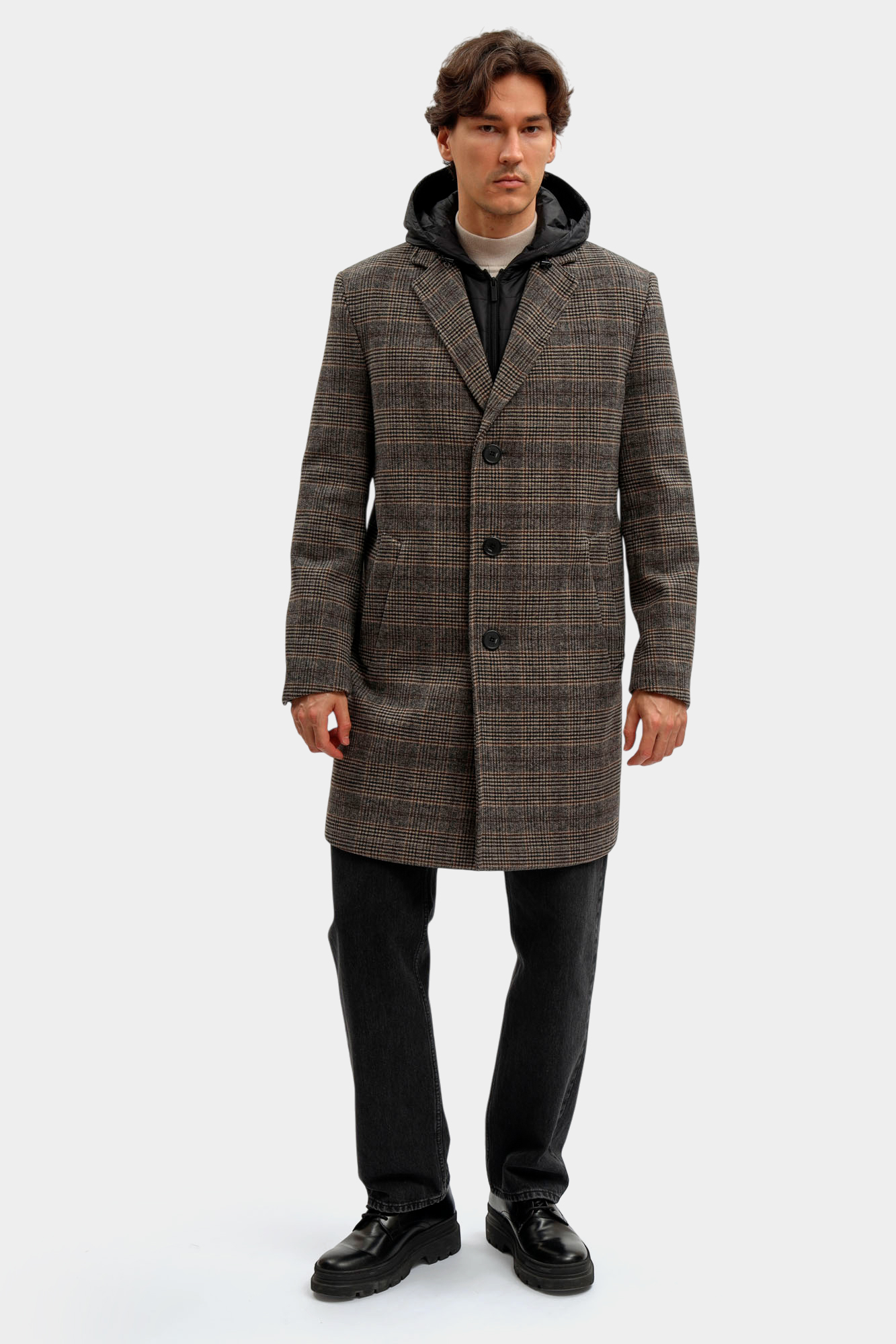 554755_455733 Пальто Karl Lagerfeld Черный