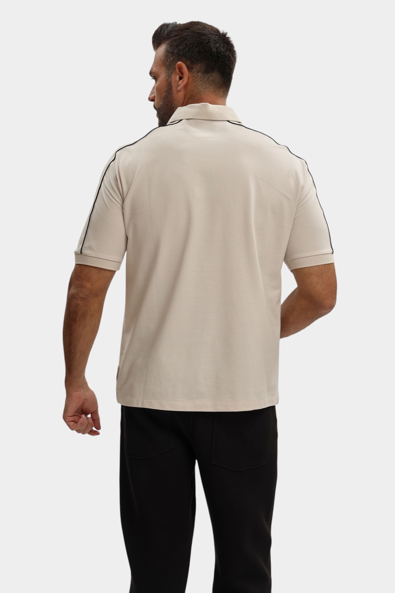 XM001359_AF13026 Поло Armani Exchange Бежевый