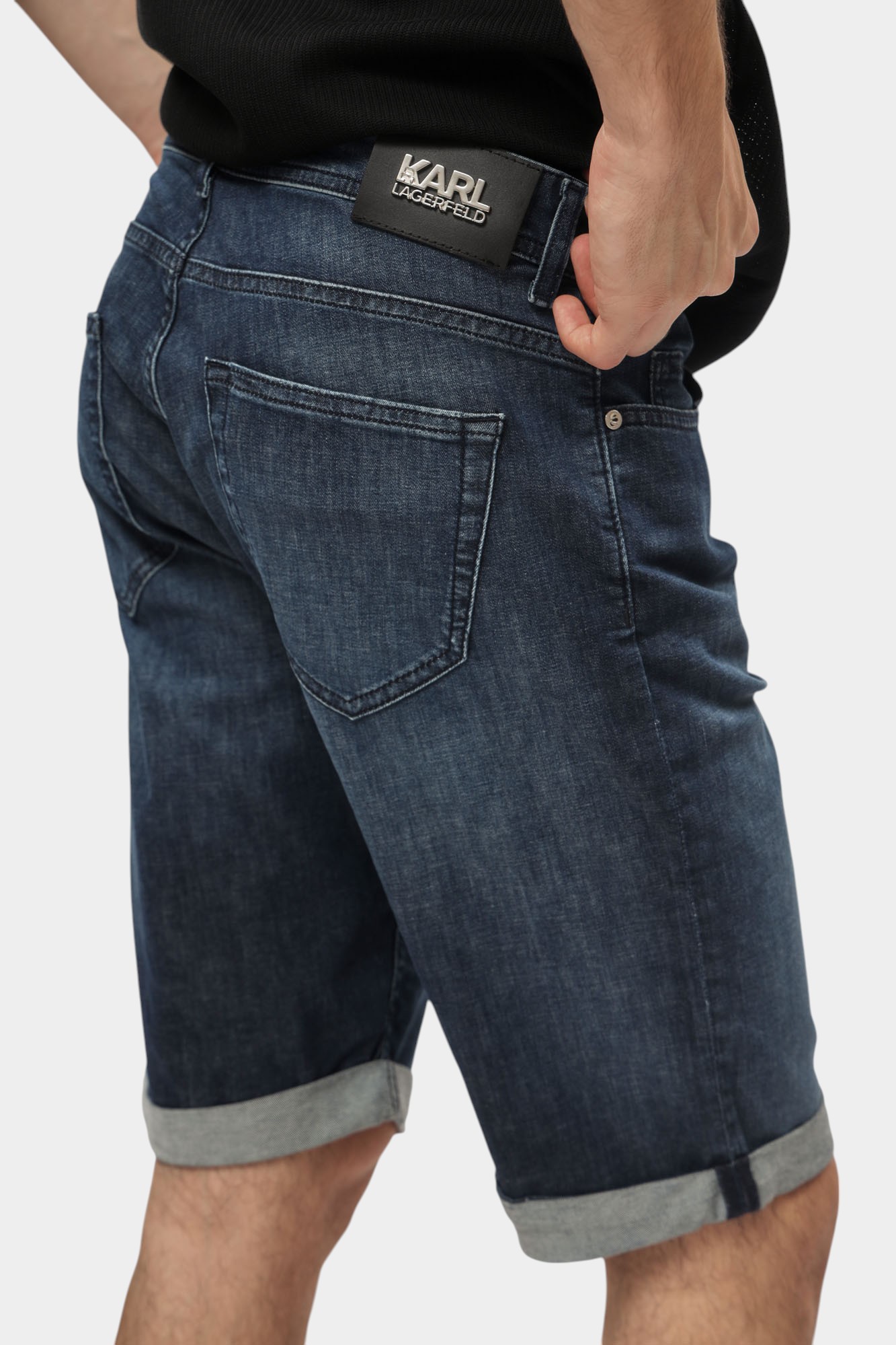 552833_265820 Шорты джинсовые Karl Lagerfeld Голубой