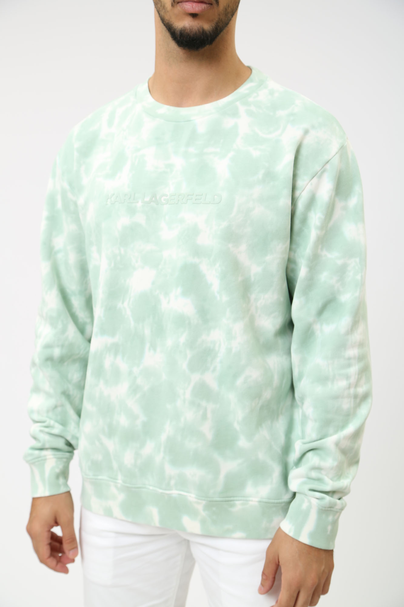 542951_705170 Свитшот Karl Lagerfeld Зеленый