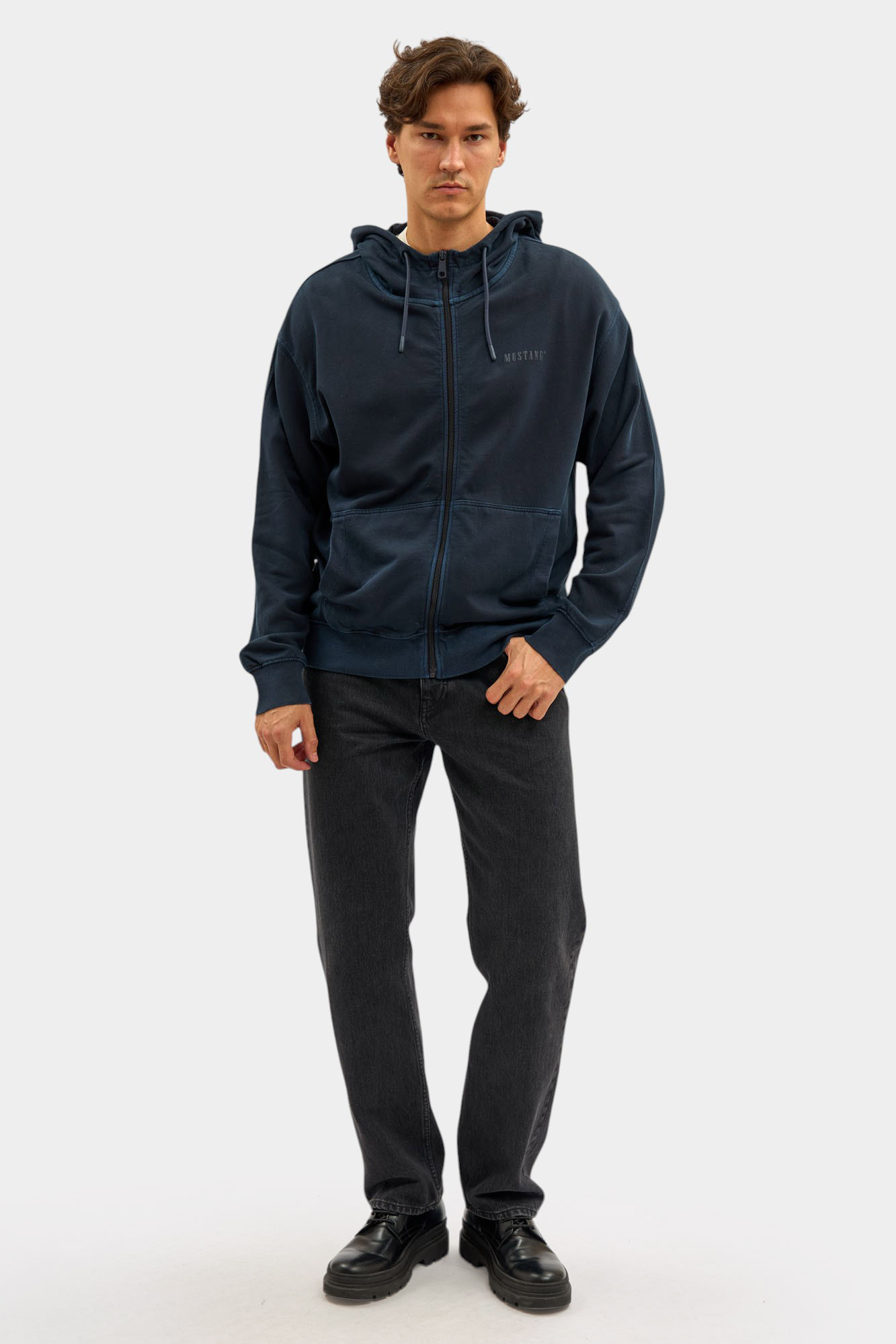 1016971 Толстовка Mustang Синий