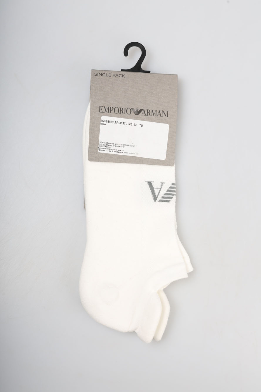 EM003033_AF13197_M0194_WHITE/QUIETSHADE Носки Emporio Armani