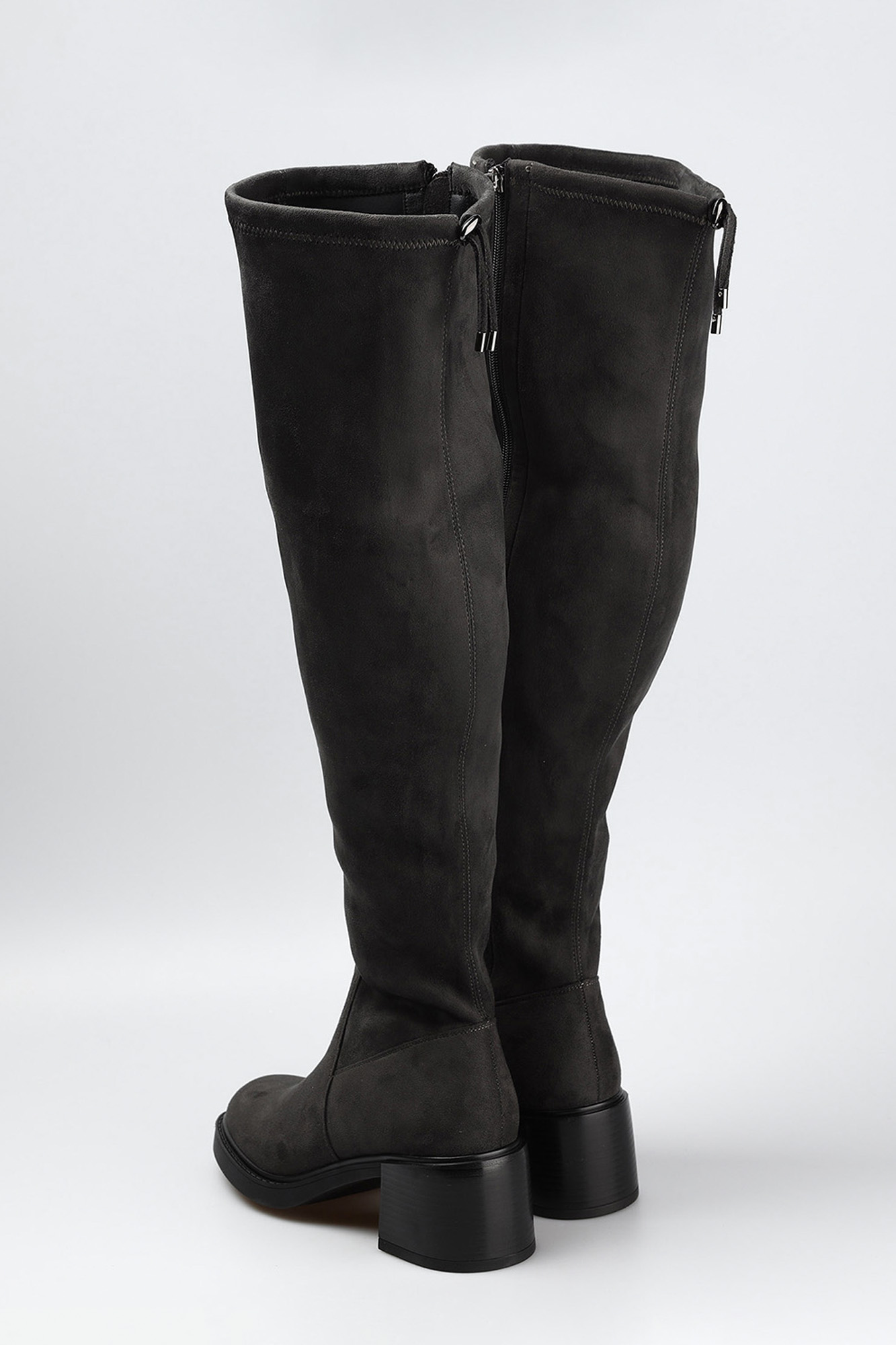 VIC5-75_Y967_GREY Сапоги ботфорты Marc Cony Черный