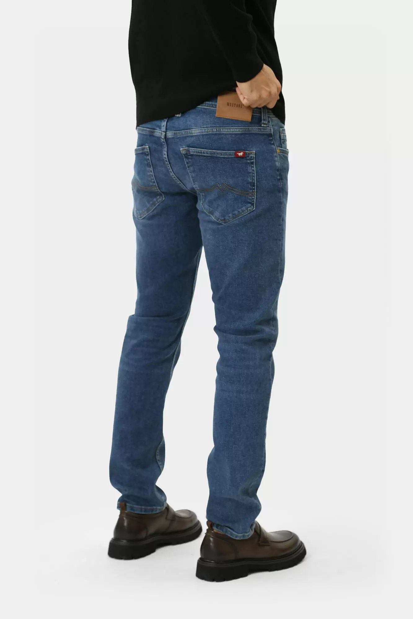 1015865-5000 Брюки джинсовые Mustang Синий