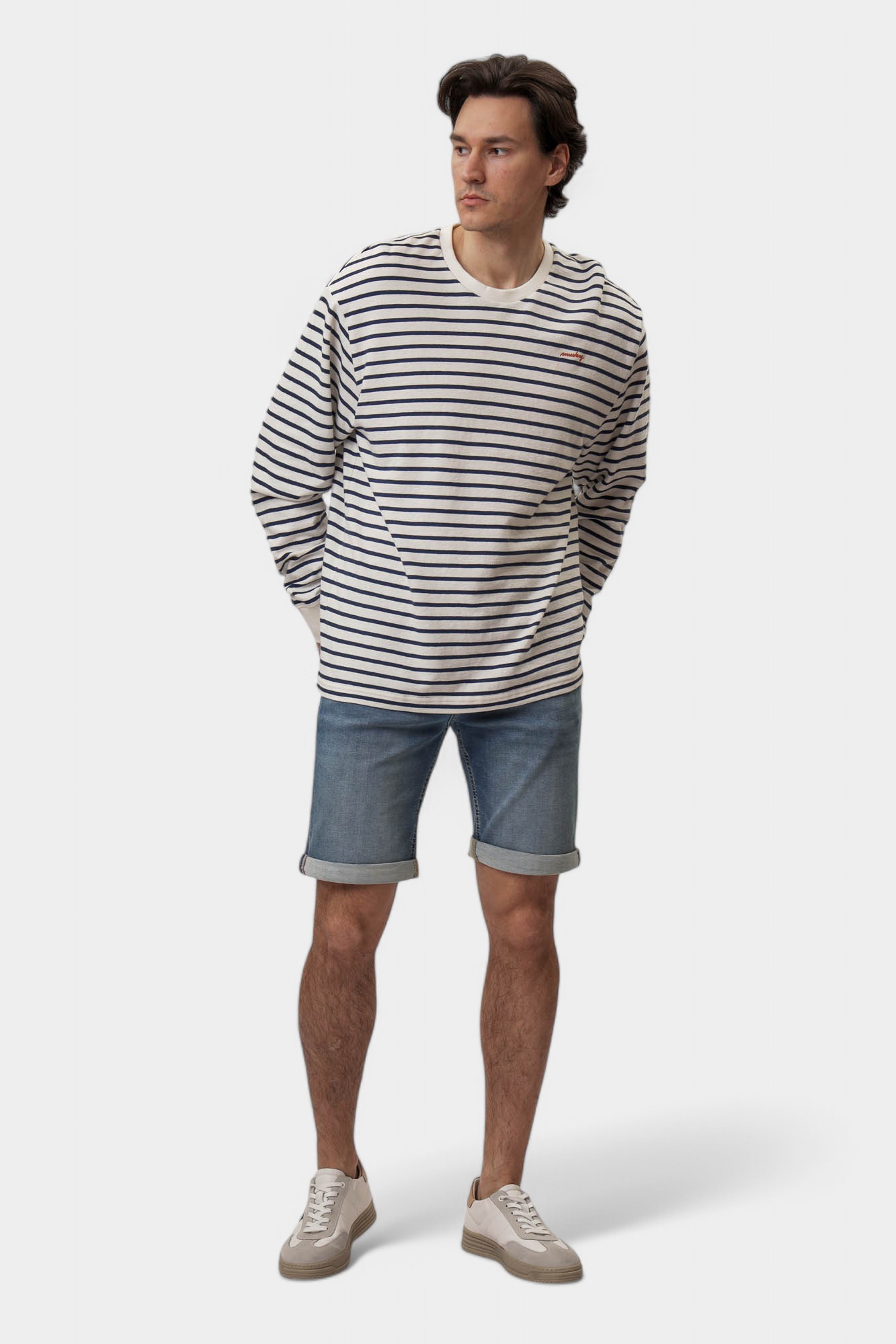 1016349-5000 Шорты джинсовые Mustang Синий