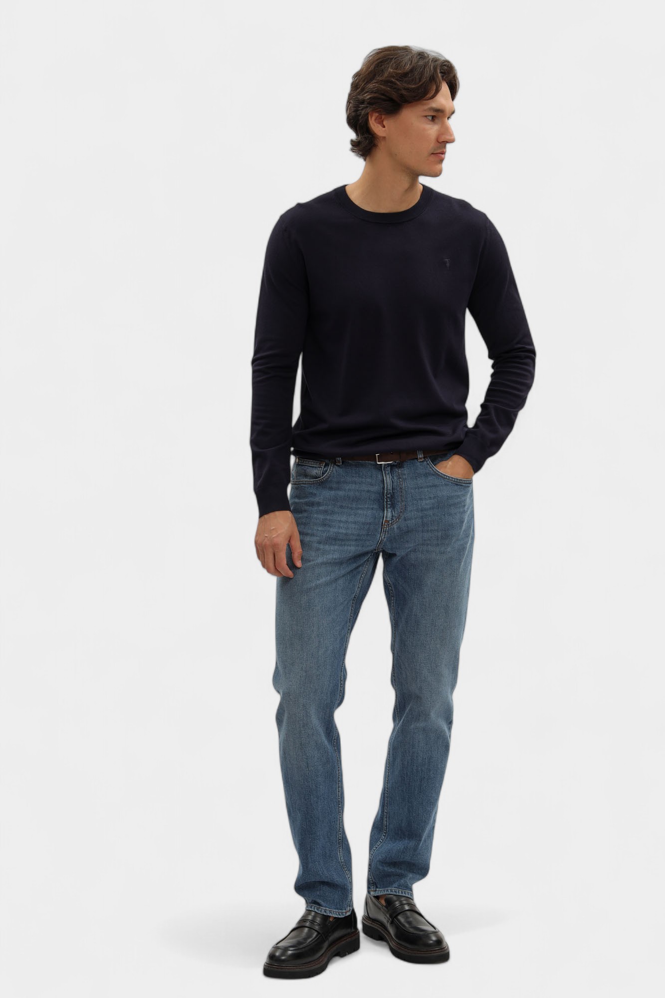 M0168000018N-MK601K01-48SM Джемпер Trussardi Синий