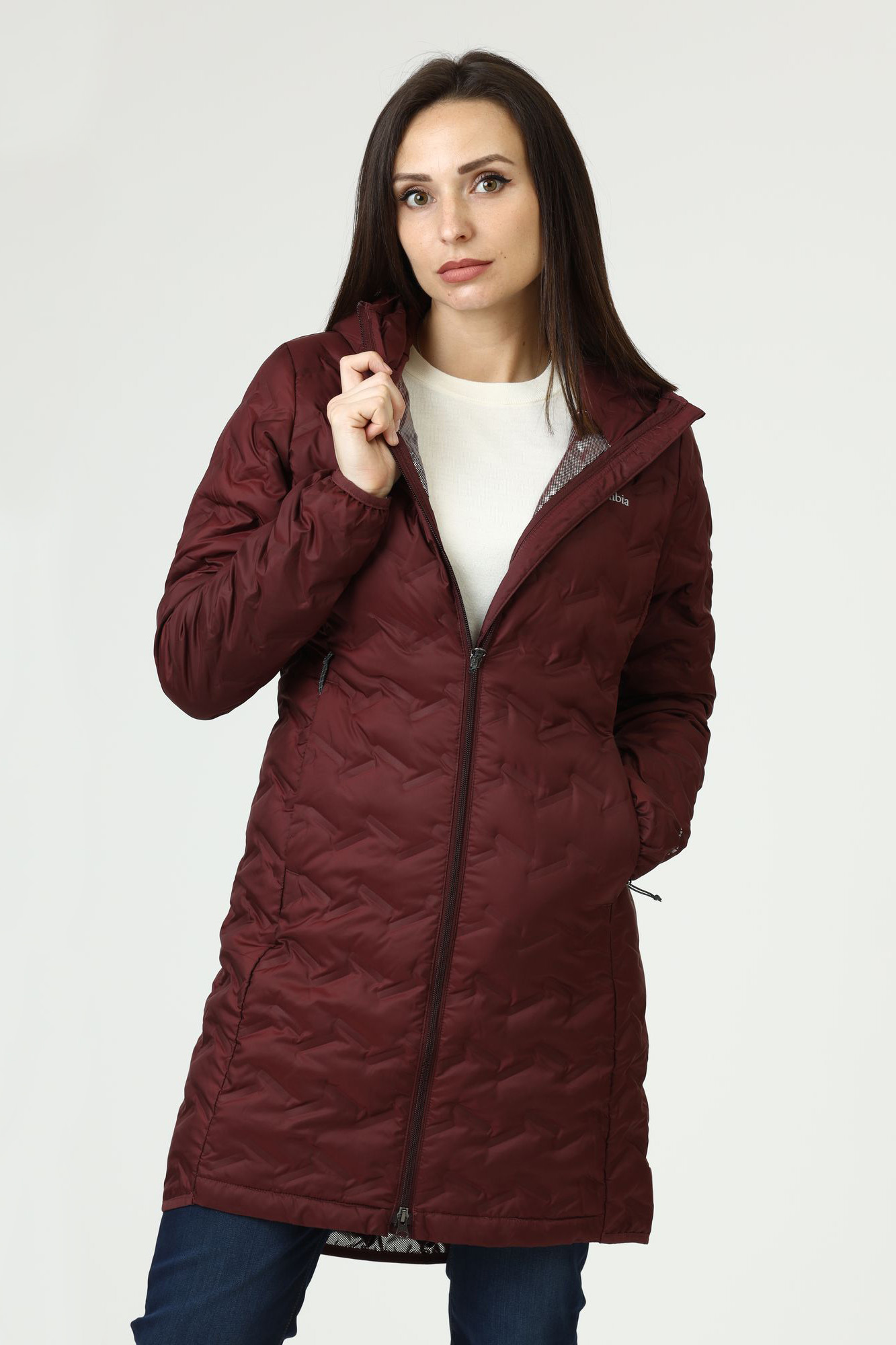 1909253-671 пальто delta ridge™ long down jacket plus size columbia 