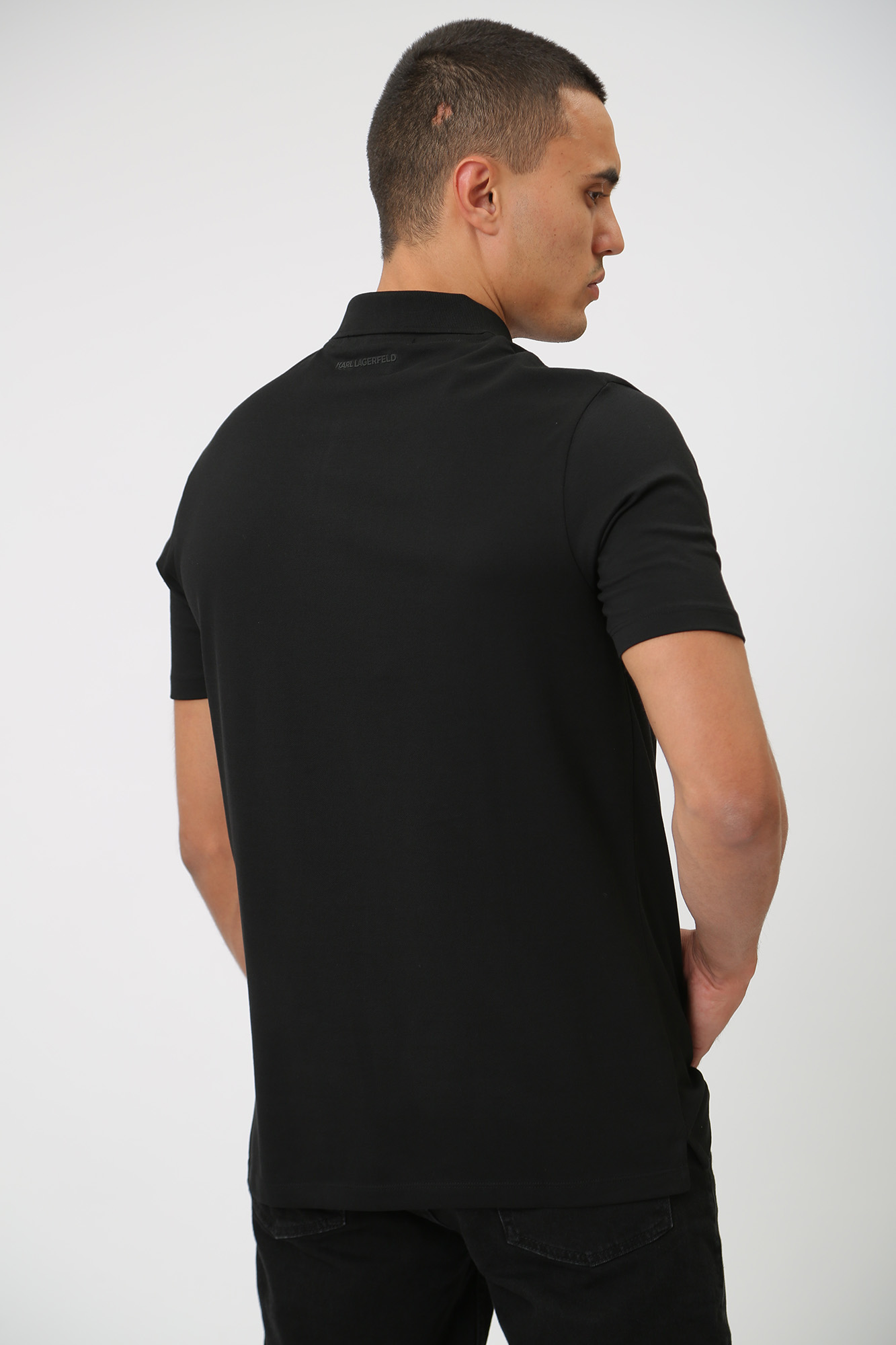 534232_745028 Поло Karl Lagerfeld Черный
