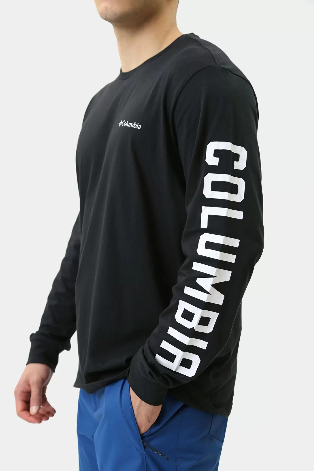 2022191 Футболка д/р Columbia Черный