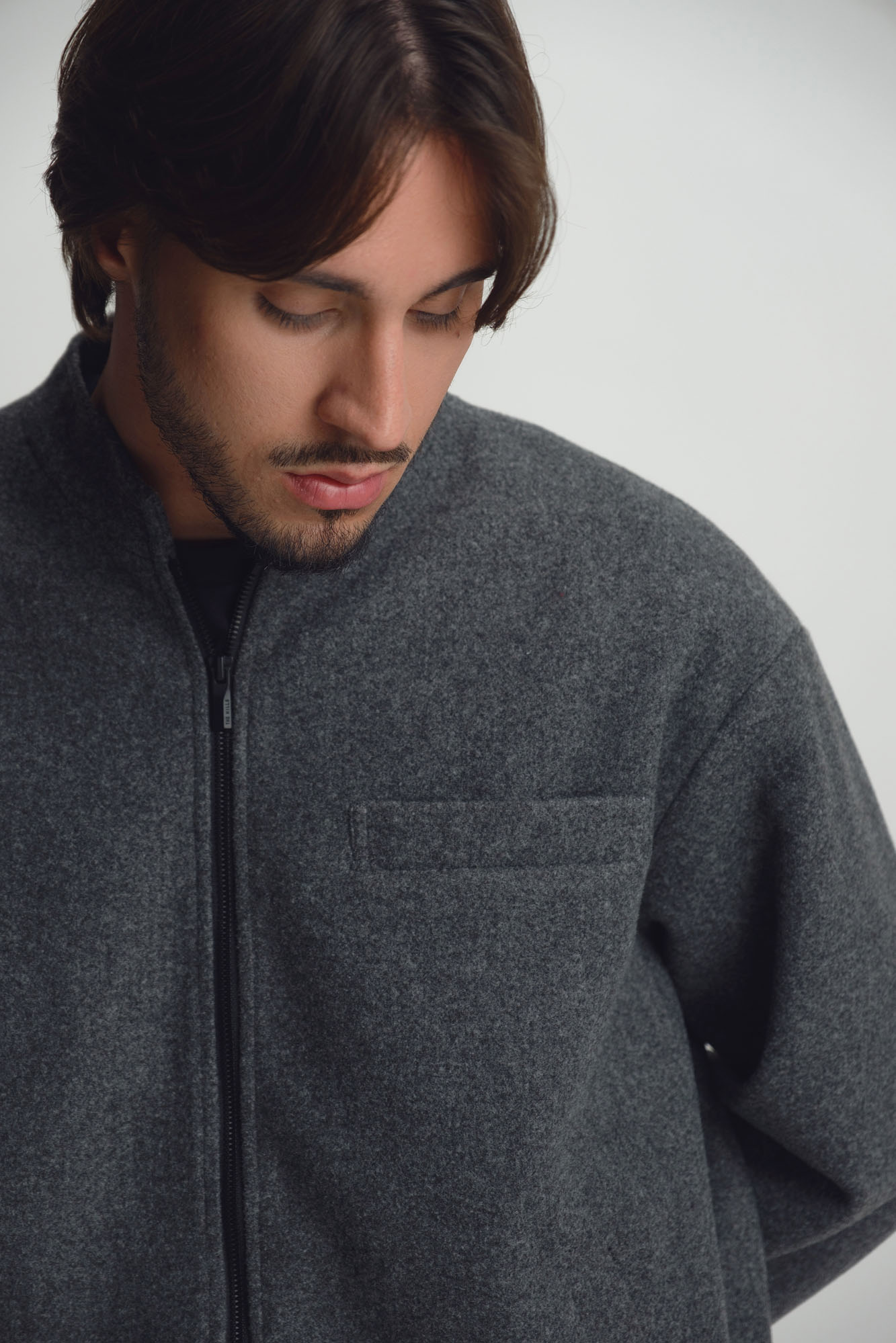 M-252-TH-56-2206 Бомбер The Hills Серый