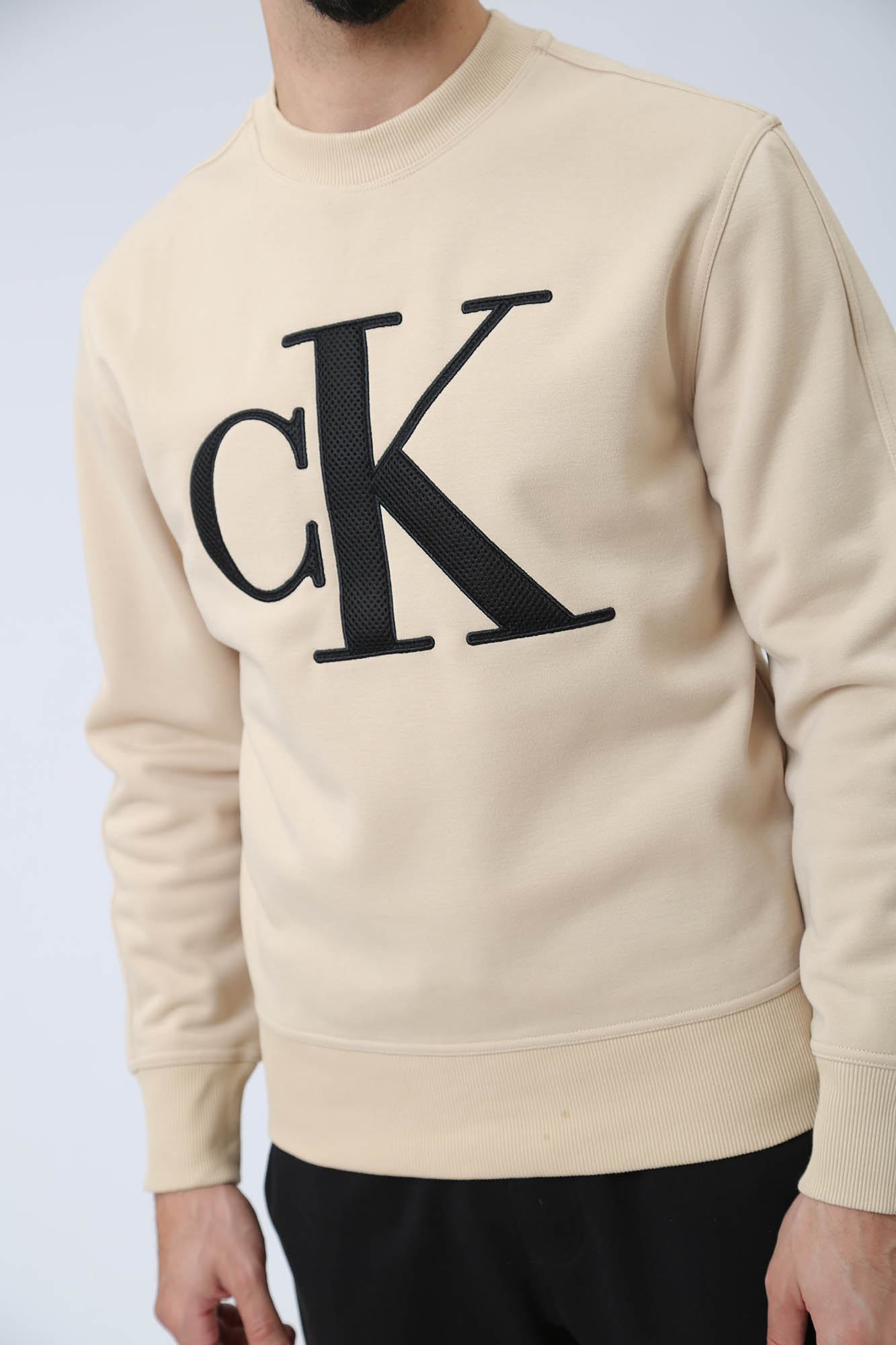 J30J325028 Свитшот Calvin Klein Jeans Бежевый