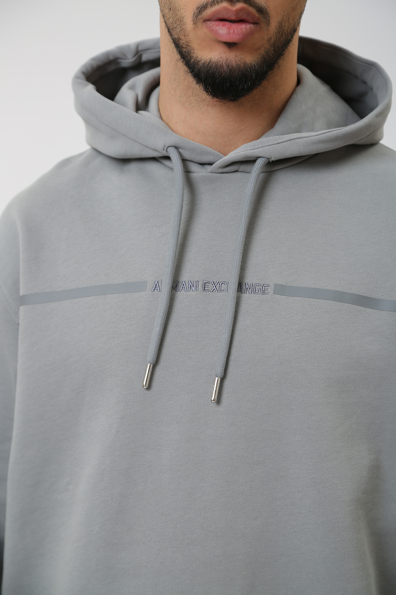 3DZMLF_ZJ4XZ Худи Armani Exchange Серый