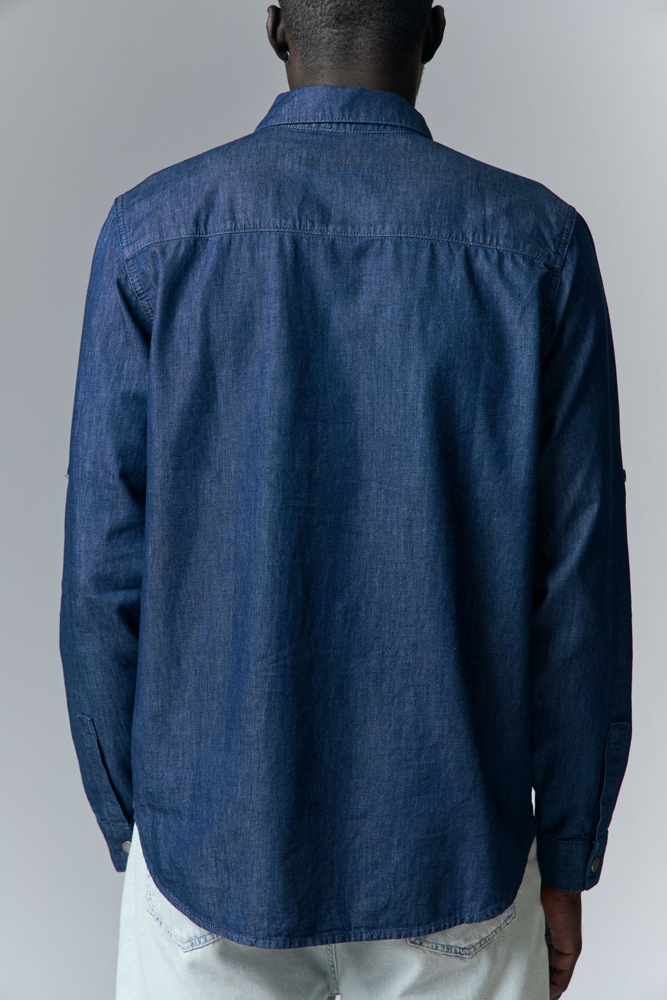 VM-OMA-33-006 Рубашка с длинным рукавом Van Mich Синий