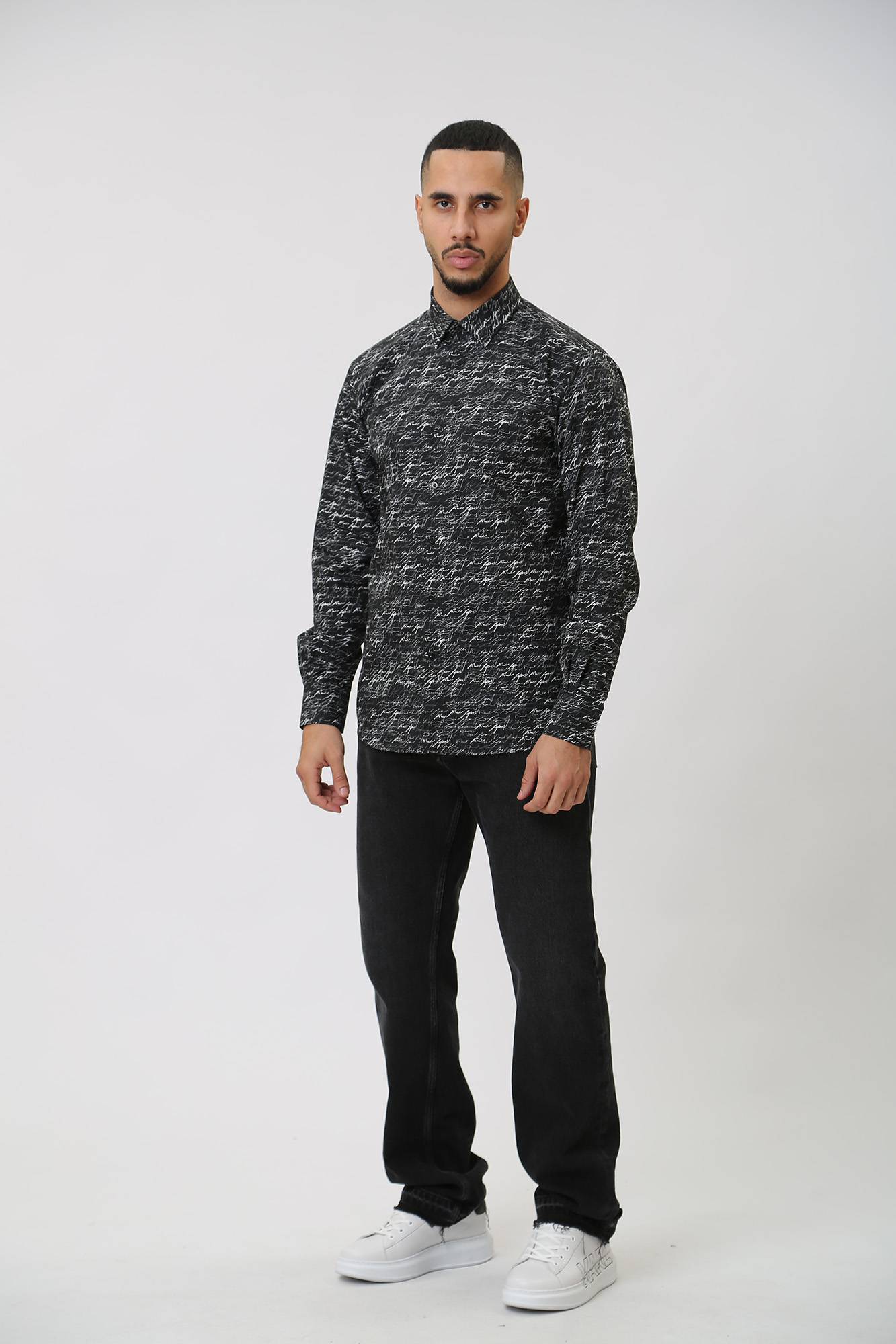 534677_605003 Сорочка д/р Karl Lagerfeld Черный