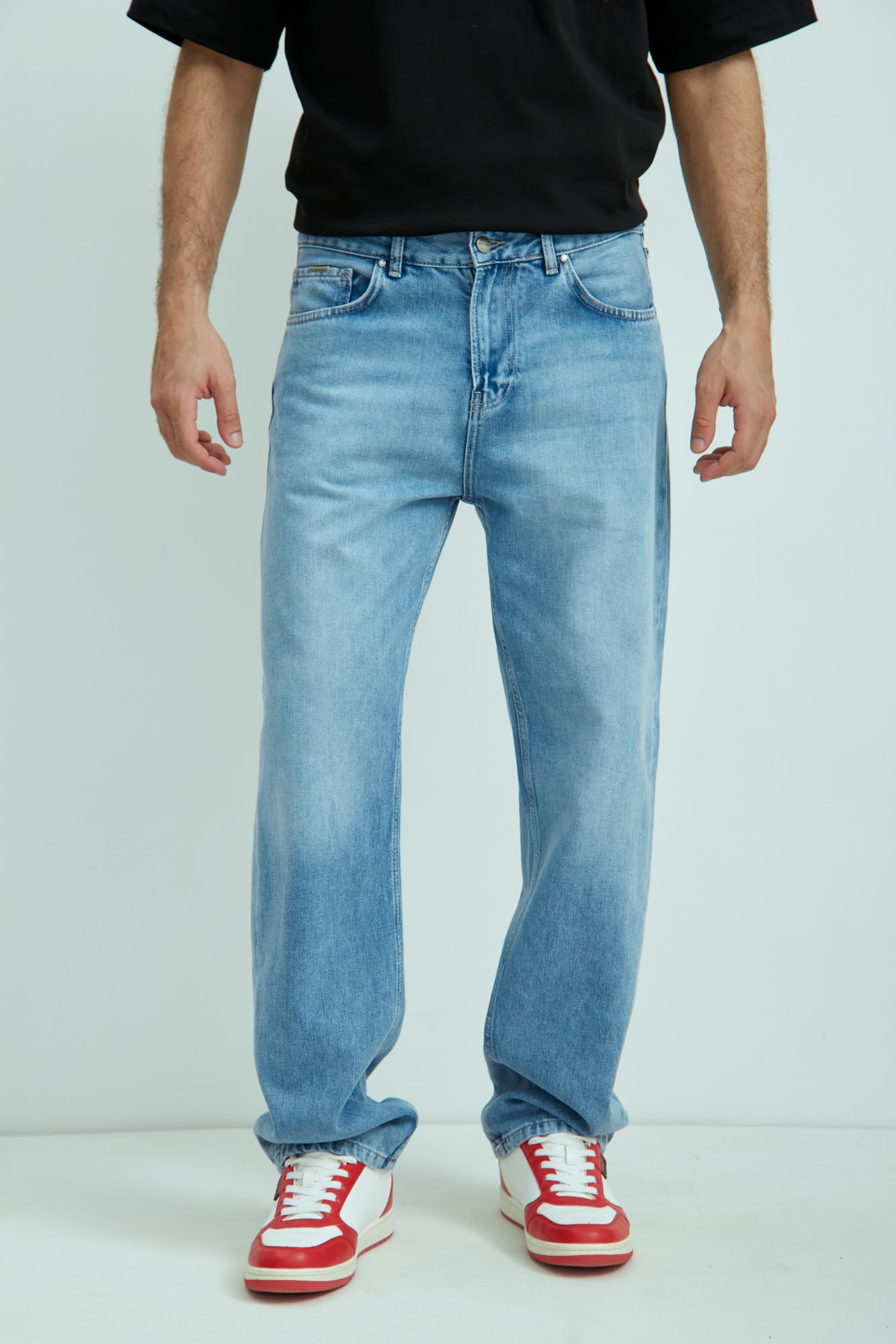 VM-OMA-33-024 Джинсы STRAIGHT  Van Mich Голубой