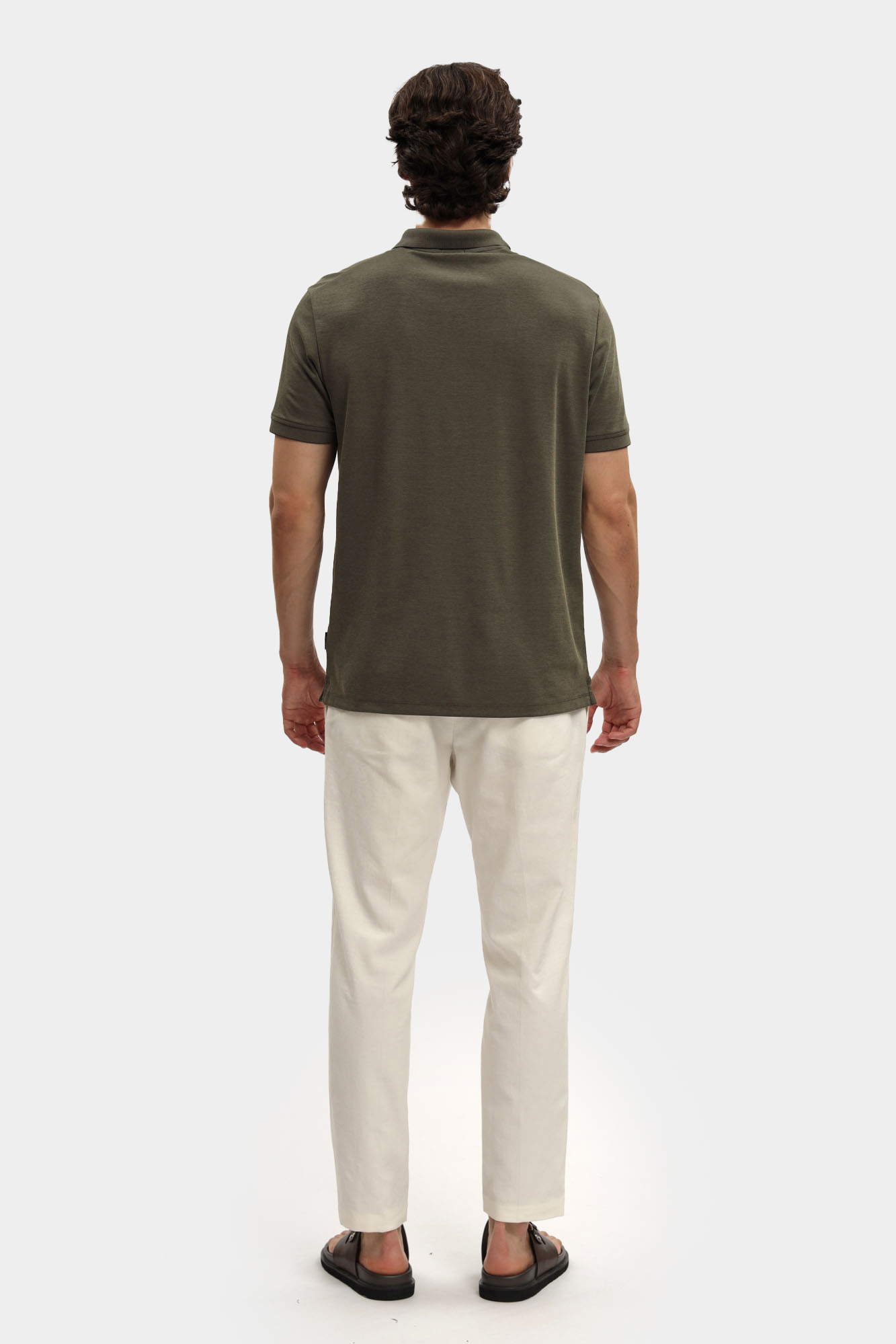 30047784_10017547 Поло Strellson Зеленый