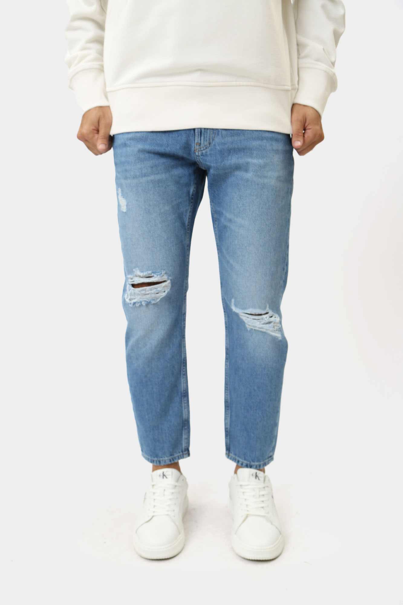 J30J325724 Брюки джинсовые Calvin Klein Jeans Голубой