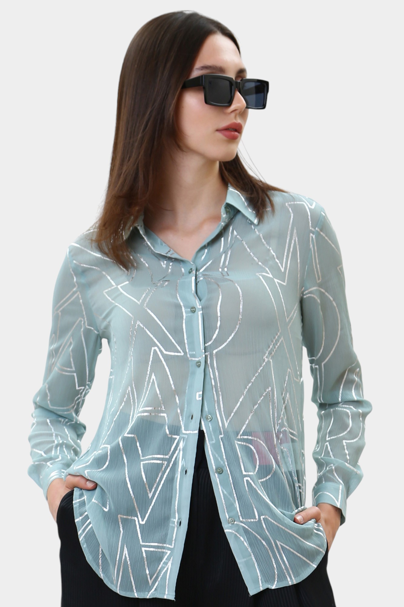 6LYC33_YN3FZ блуза armani exchange