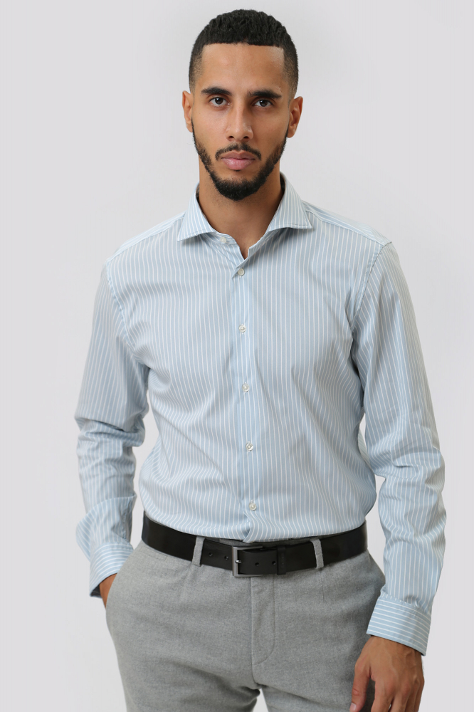 Брюки Strellson Вискоза Синий