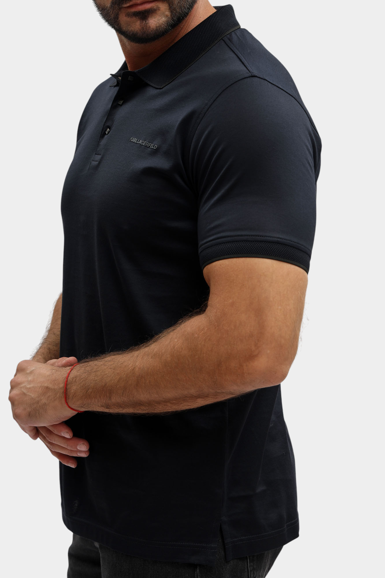 554200_745004 Поло с коротким рукавом Karl Lagerfeld Синий