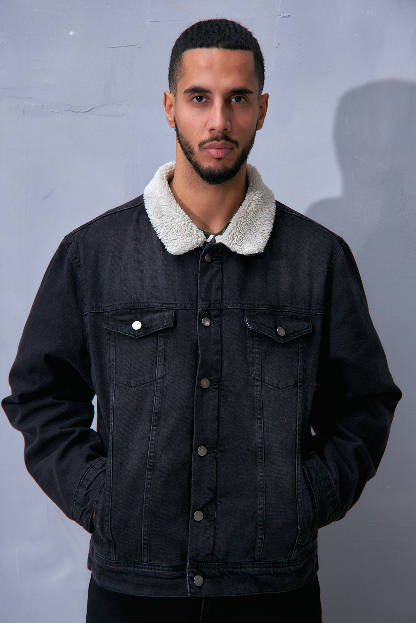 VM-232-33-017 Куртка джинсовая Van Mich Серый