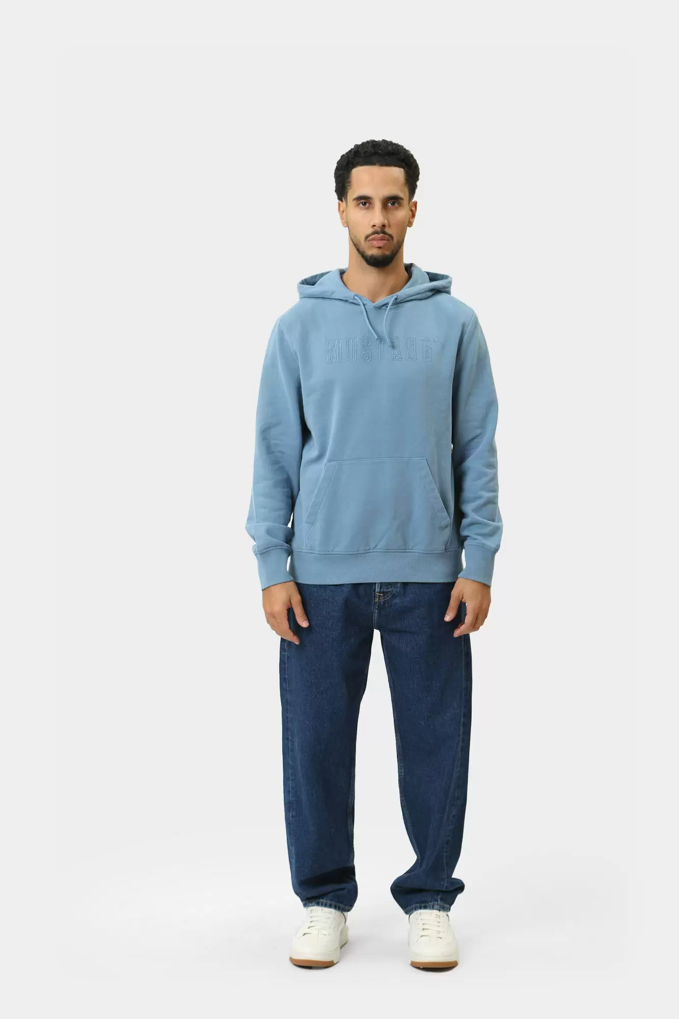 1015641 Худи Mustang Голубой