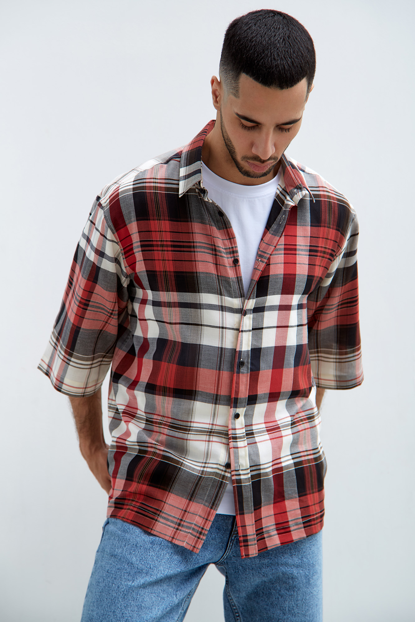 M-231-TH-56-0043 Рубашка The Hills Красный